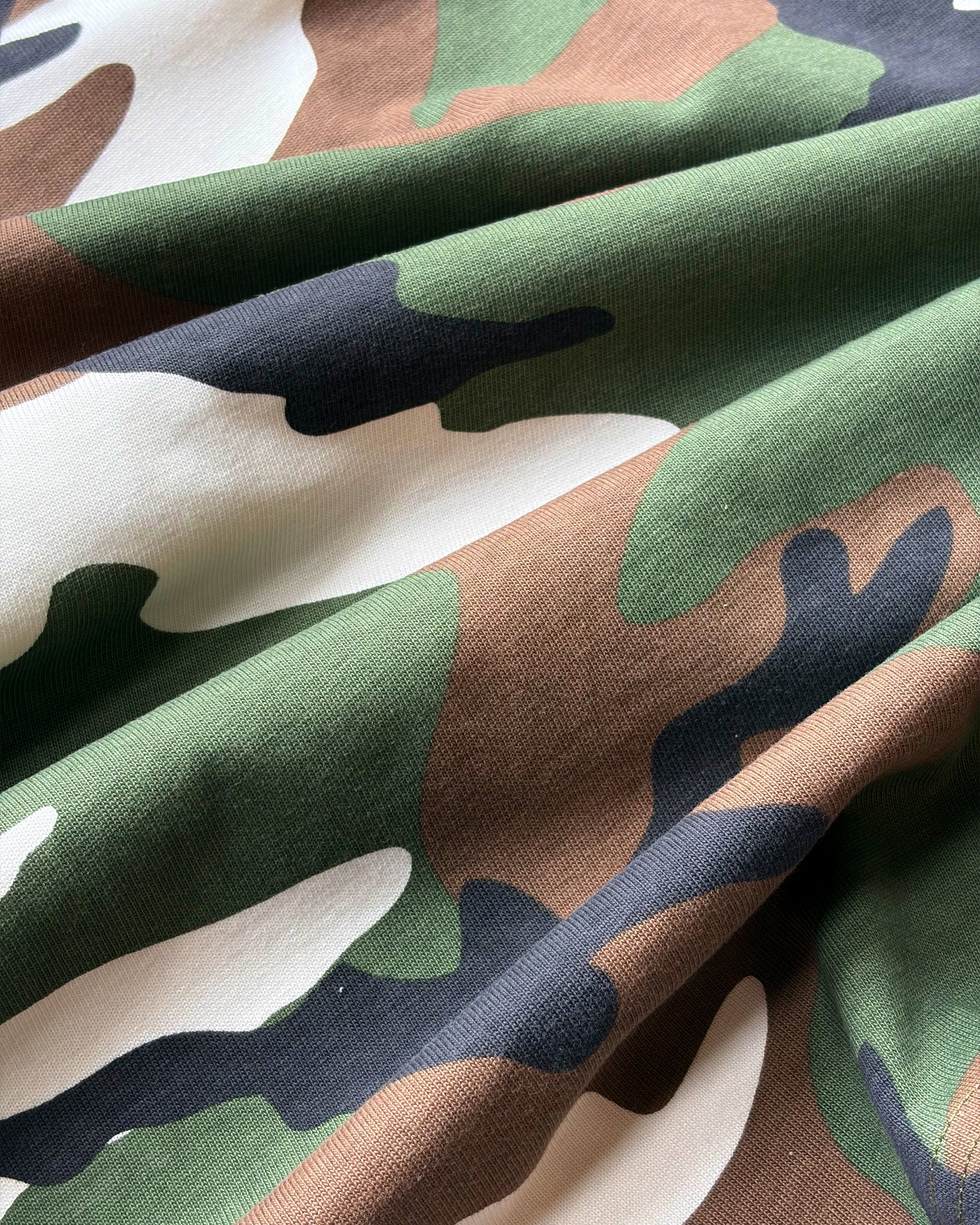 RTS Camo Cropped Tee (Woodland)
