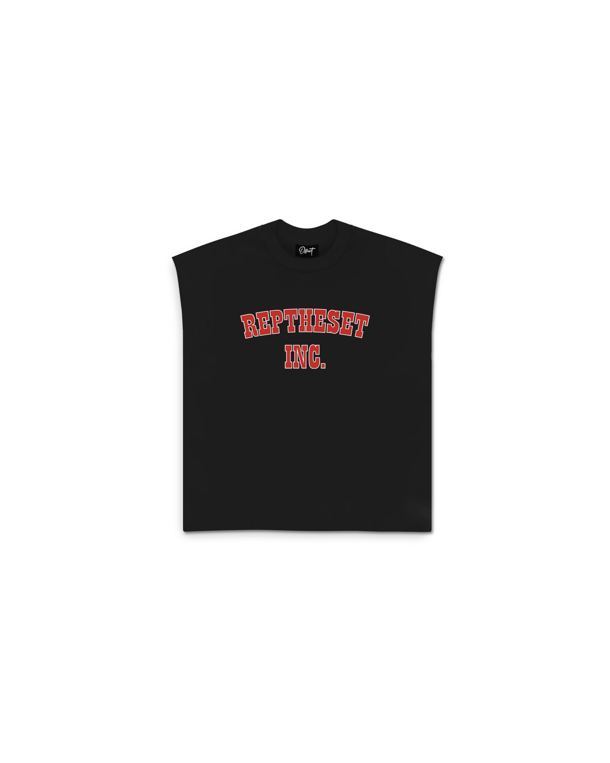 RTS Inc Cut Sleeve Top (Black)