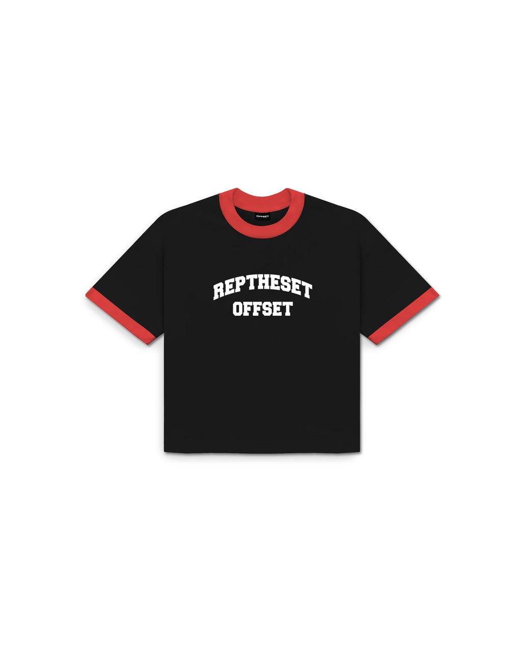 RTS Obsidian Ringer Cropped Tee (Black)