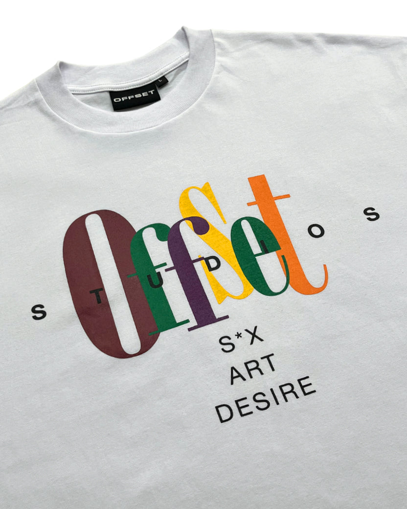 Sad Studios Cropped Tee (White)