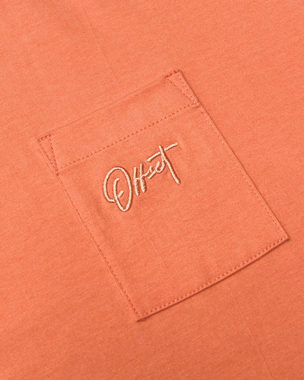 Basic Cropped Pocket Tee S/S (Salmon)