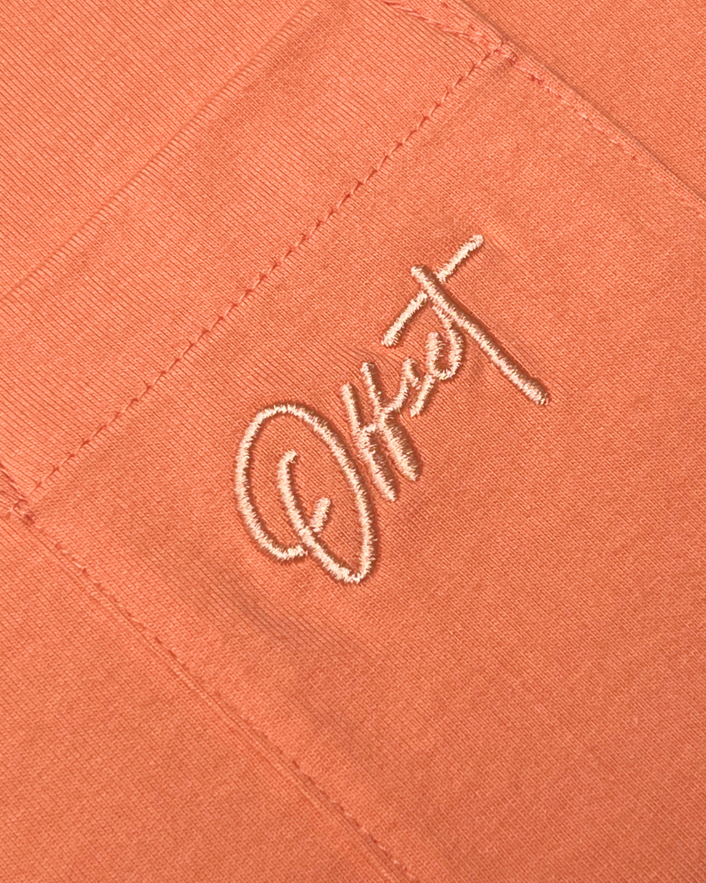 Basic Cropped Pocket Tee S/S (Salmon)
