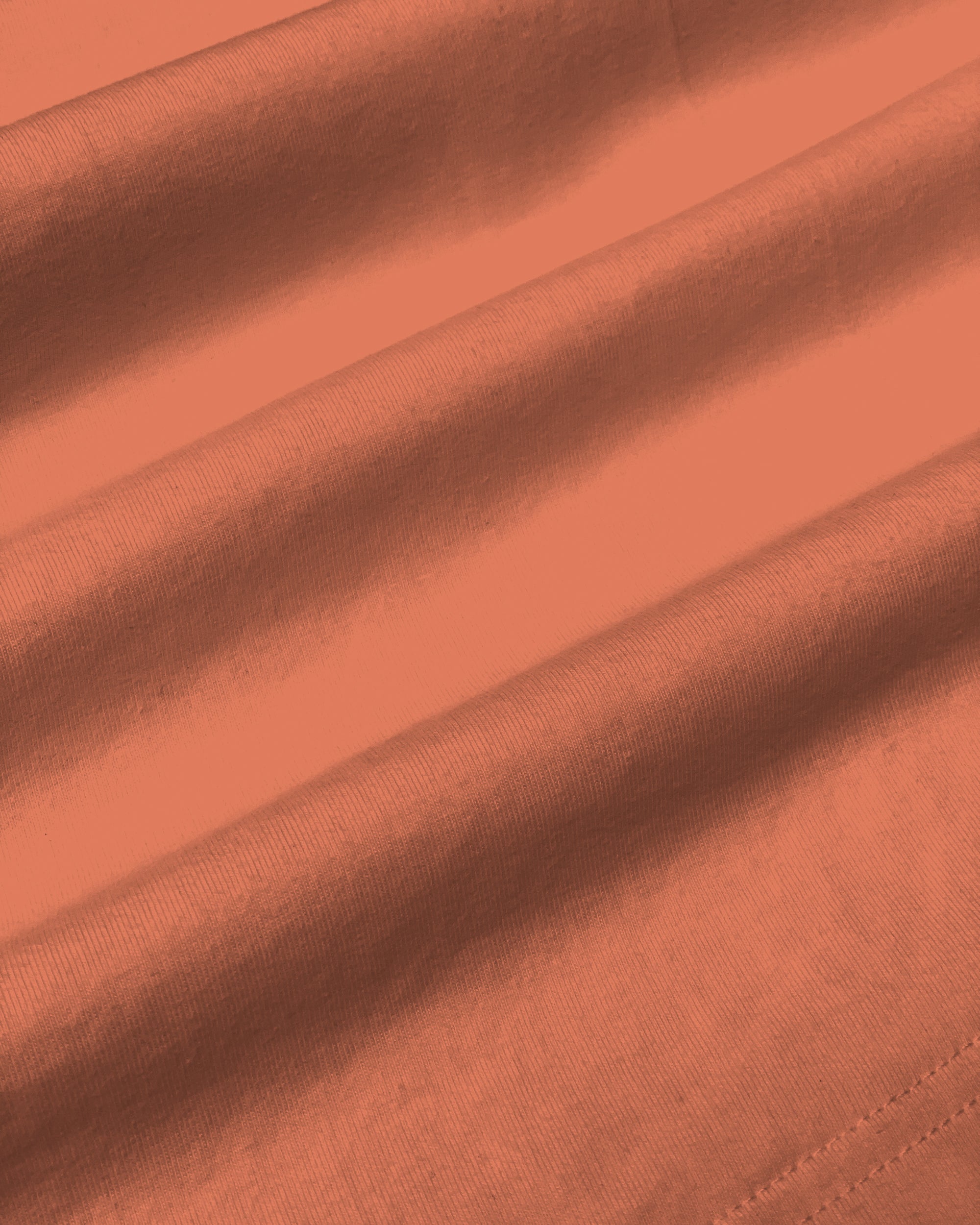 Basic Cropped Pocket Tee S/S (Salmon)