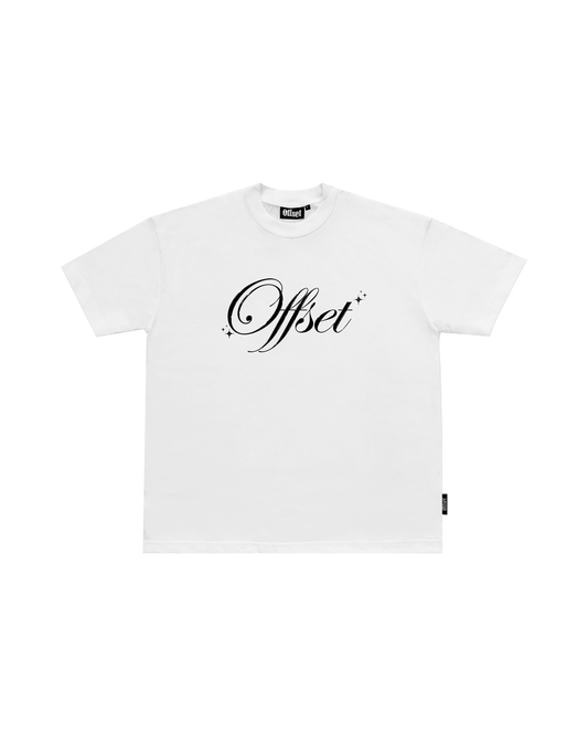 Script Tee S/S (White)