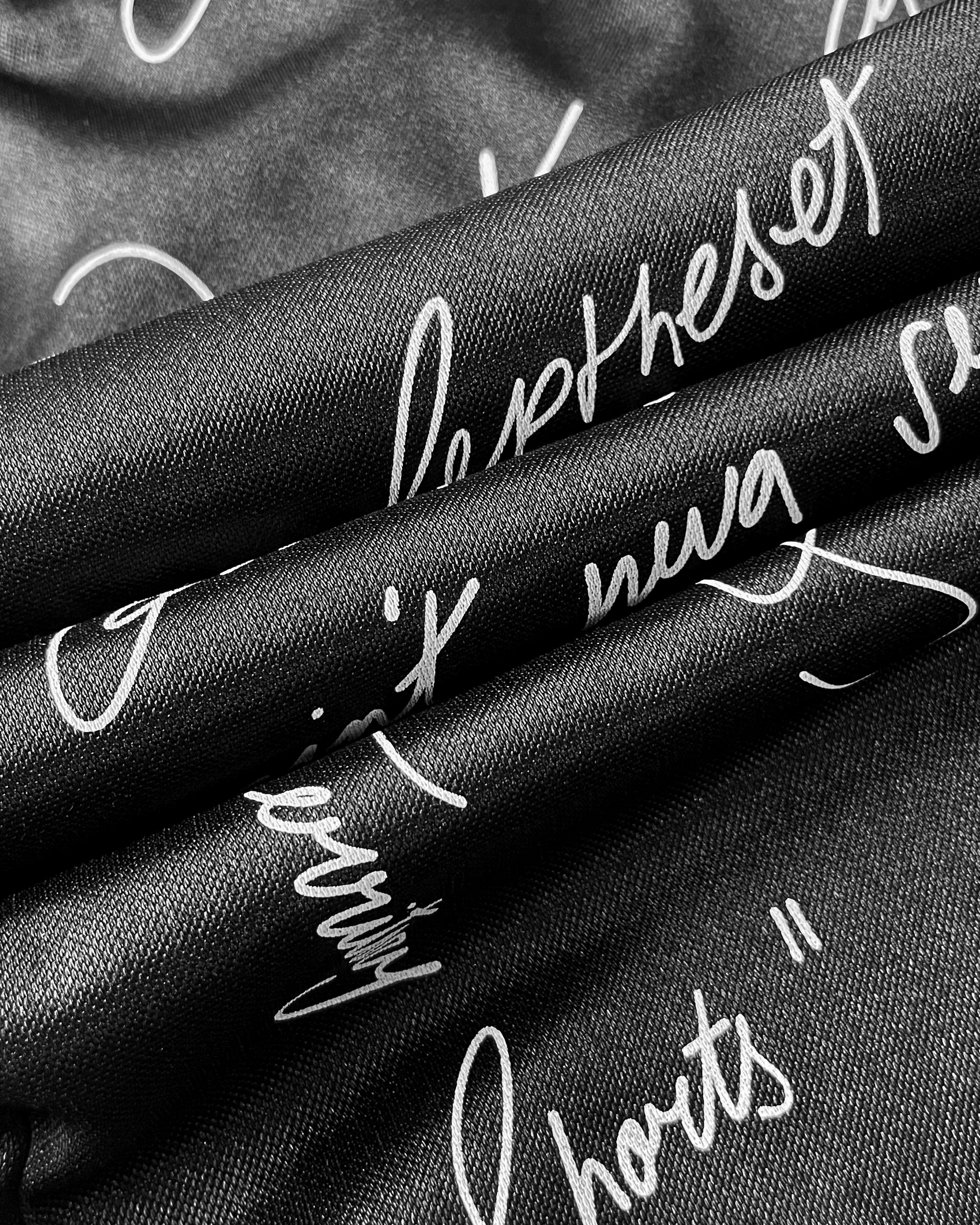 Retro Signature Baggy Shorts (Black)