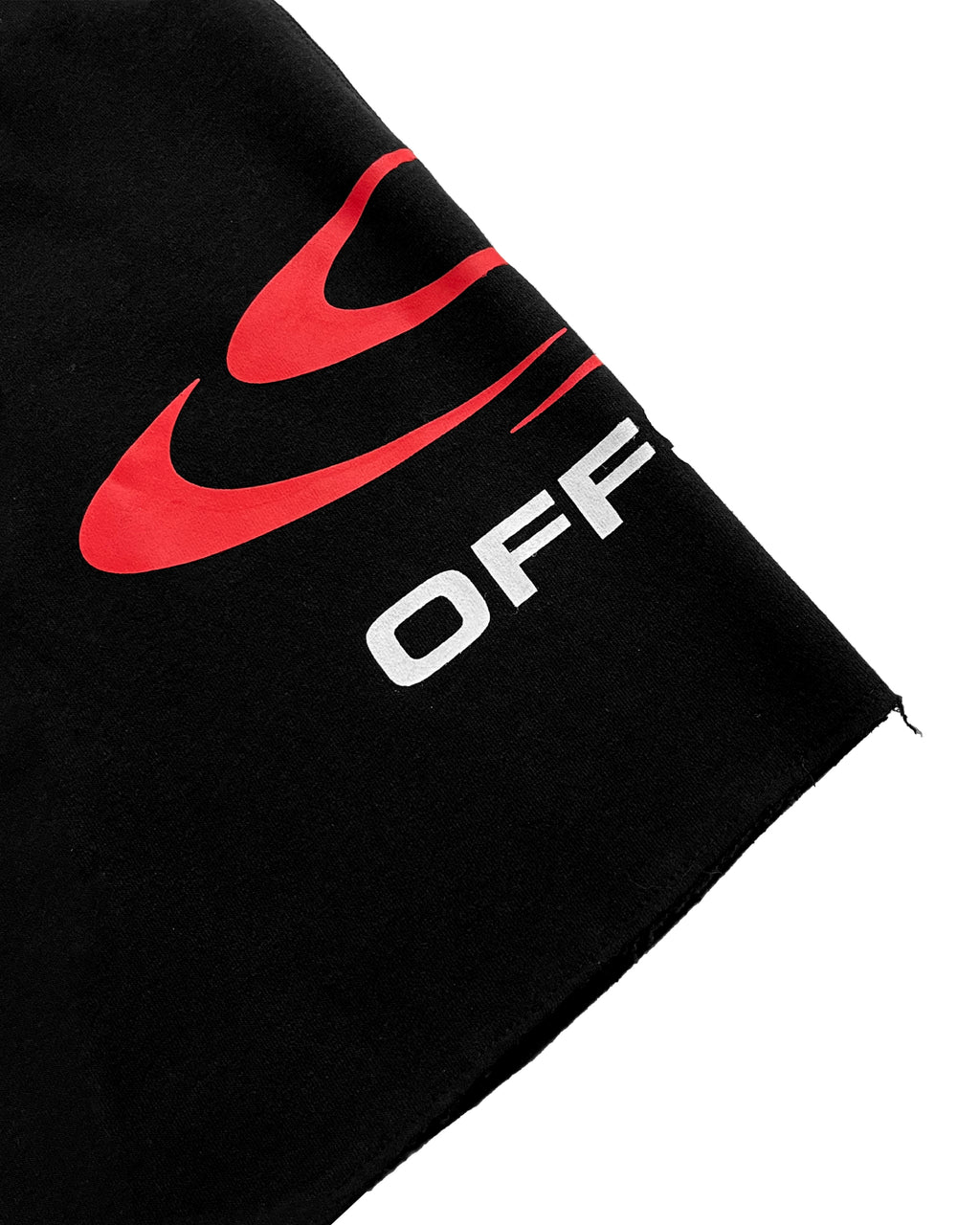 OS Monogram Long Baggy Sweat Shorts (Black)