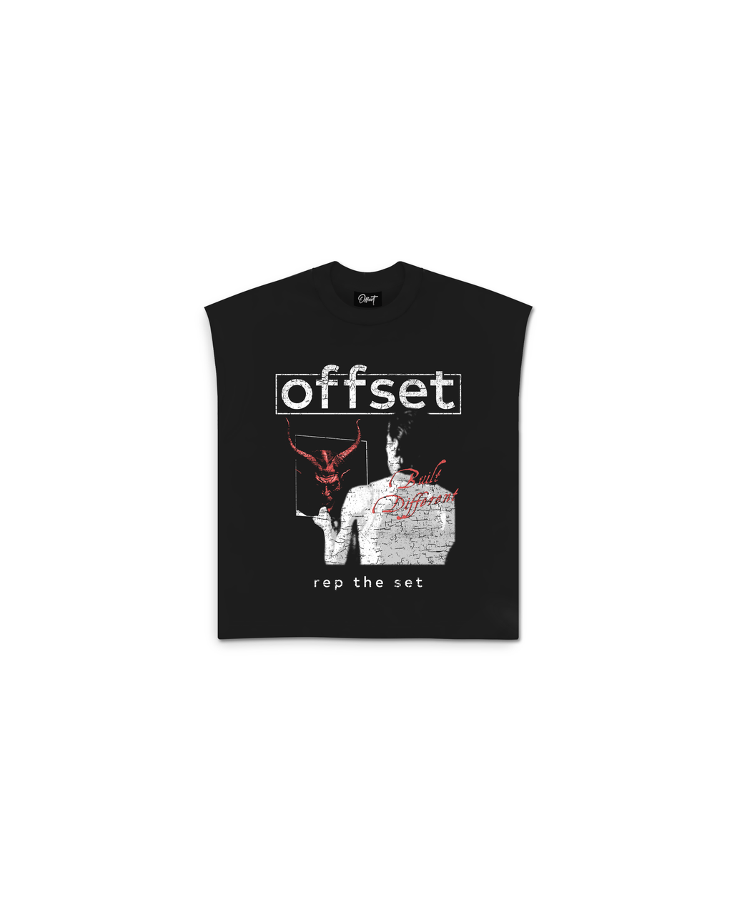 Sins Cut Sleeve Tee (Black)