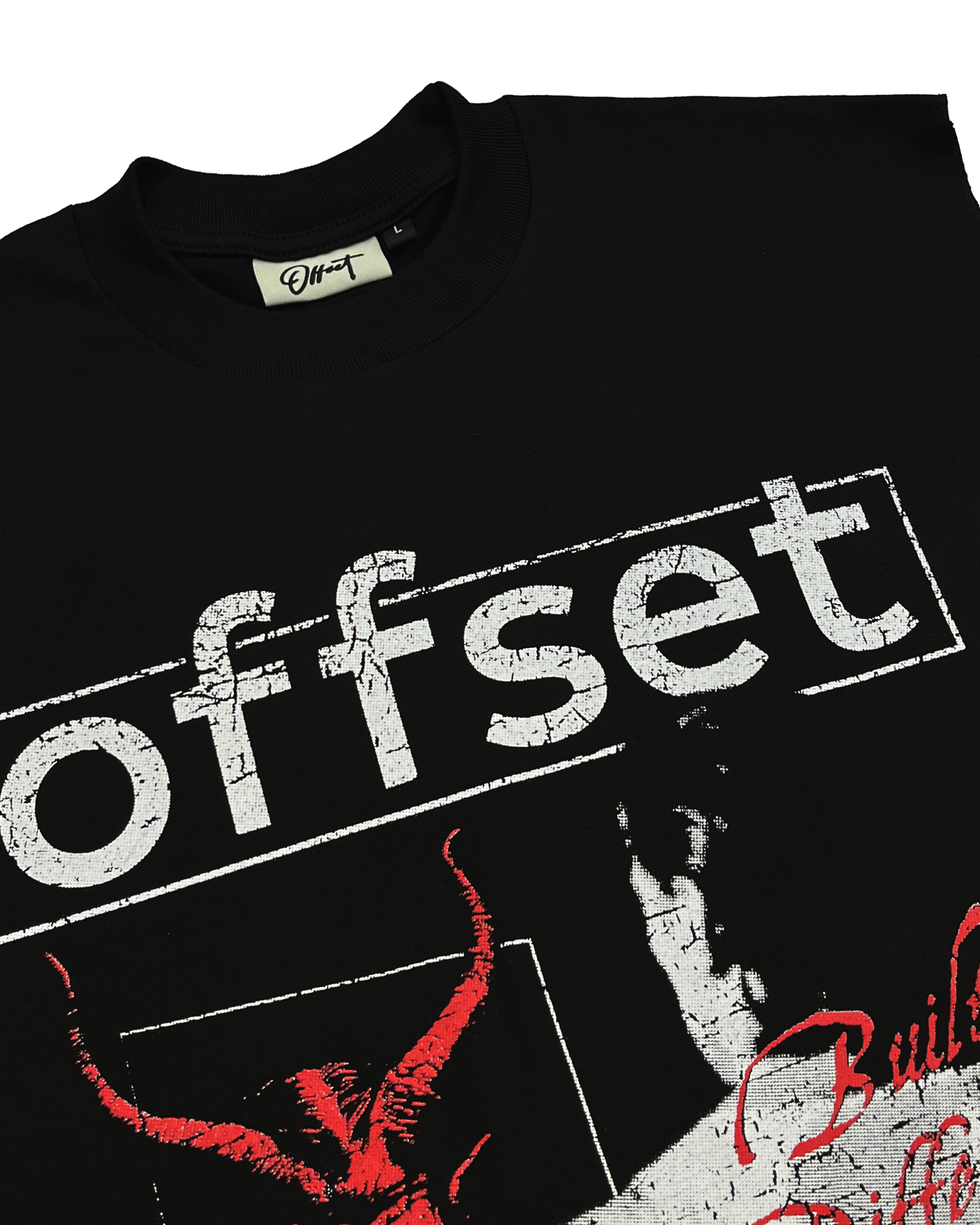Sins Cut Sleeve Tee (Black)