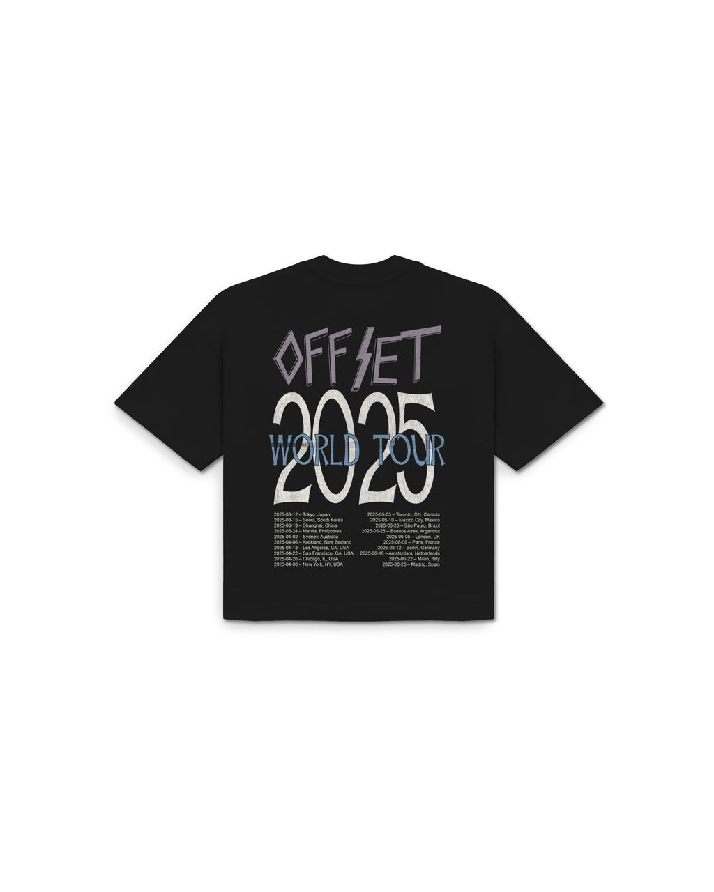 Slayer Cropped Tee (Black)