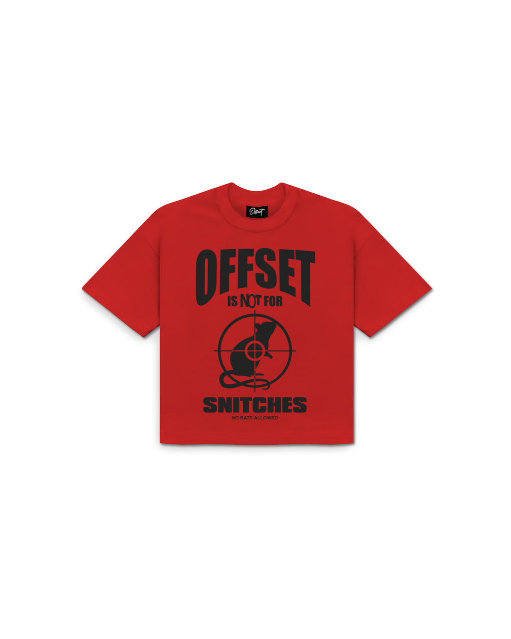 Snitches Cropped Tee (Red)