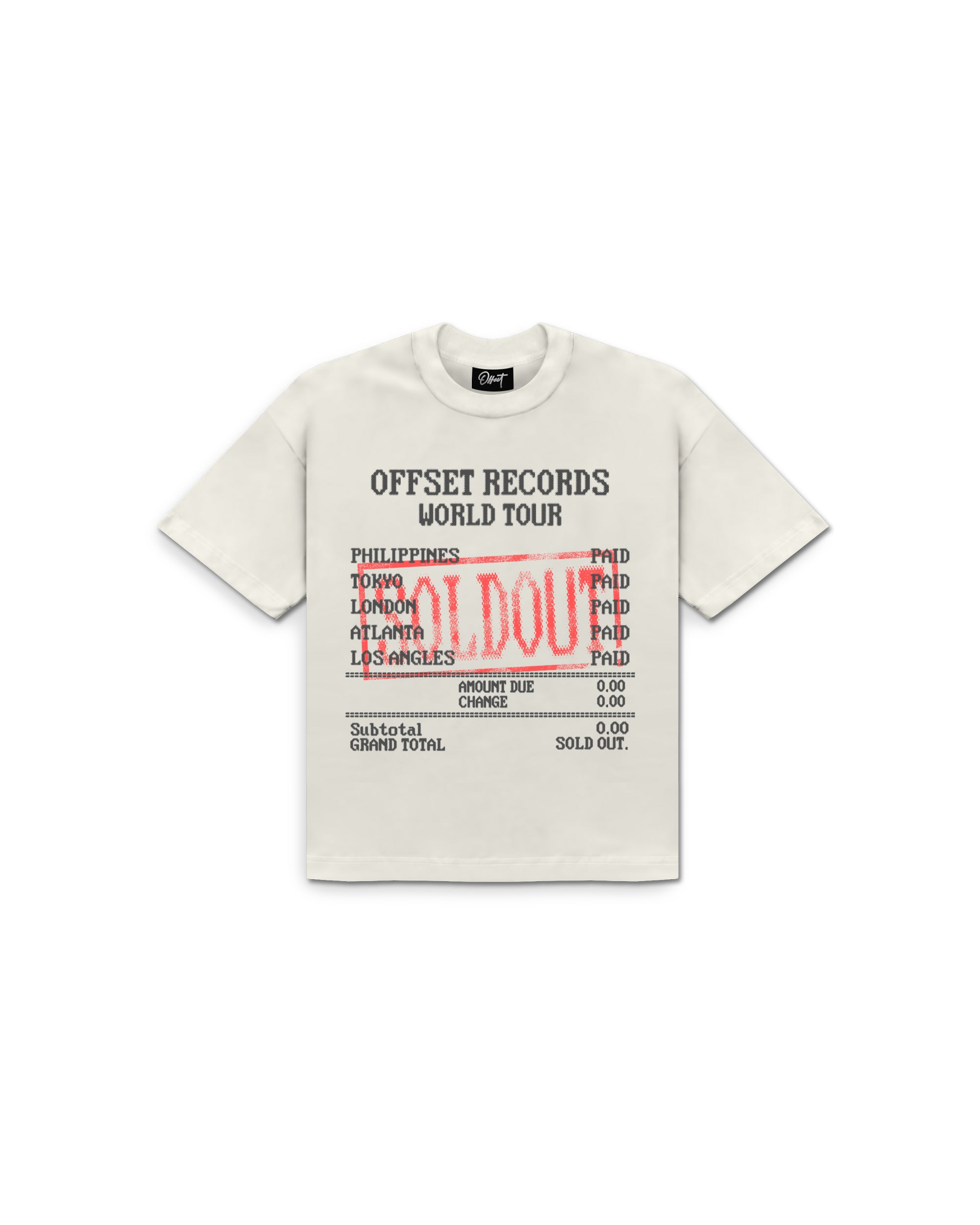 Sold out Shows Tee (Off White)
