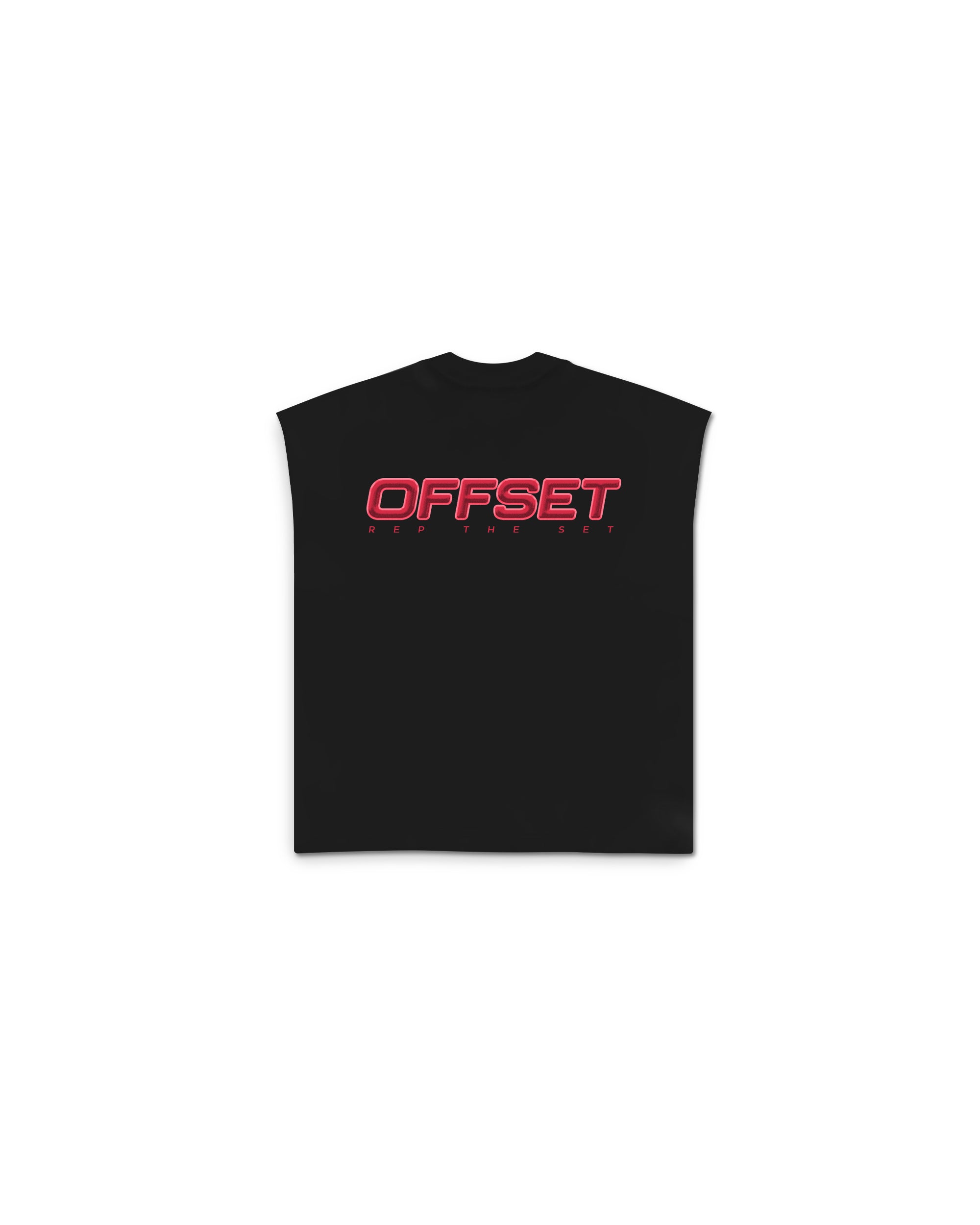 Motion Cut Sleeve Top (Black)