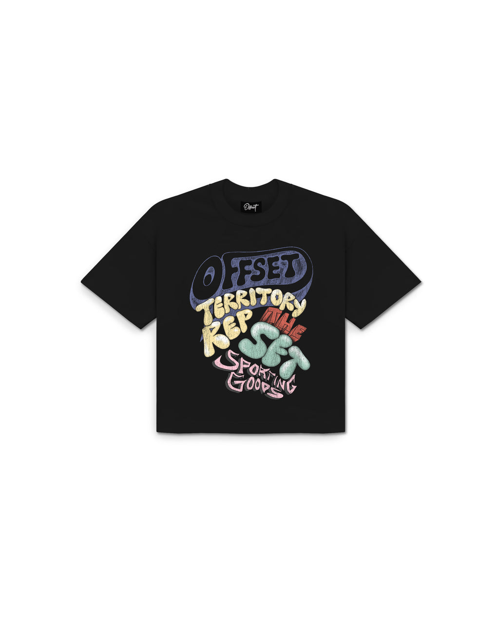 Sporting Goods Cropped Tee (Black)