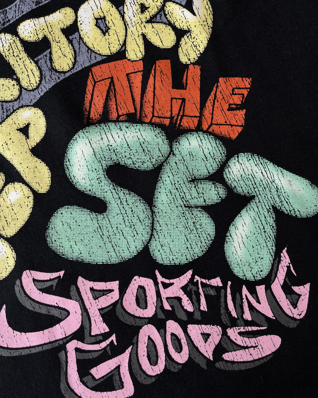 Sporting Goods Cropped Tee (Black)