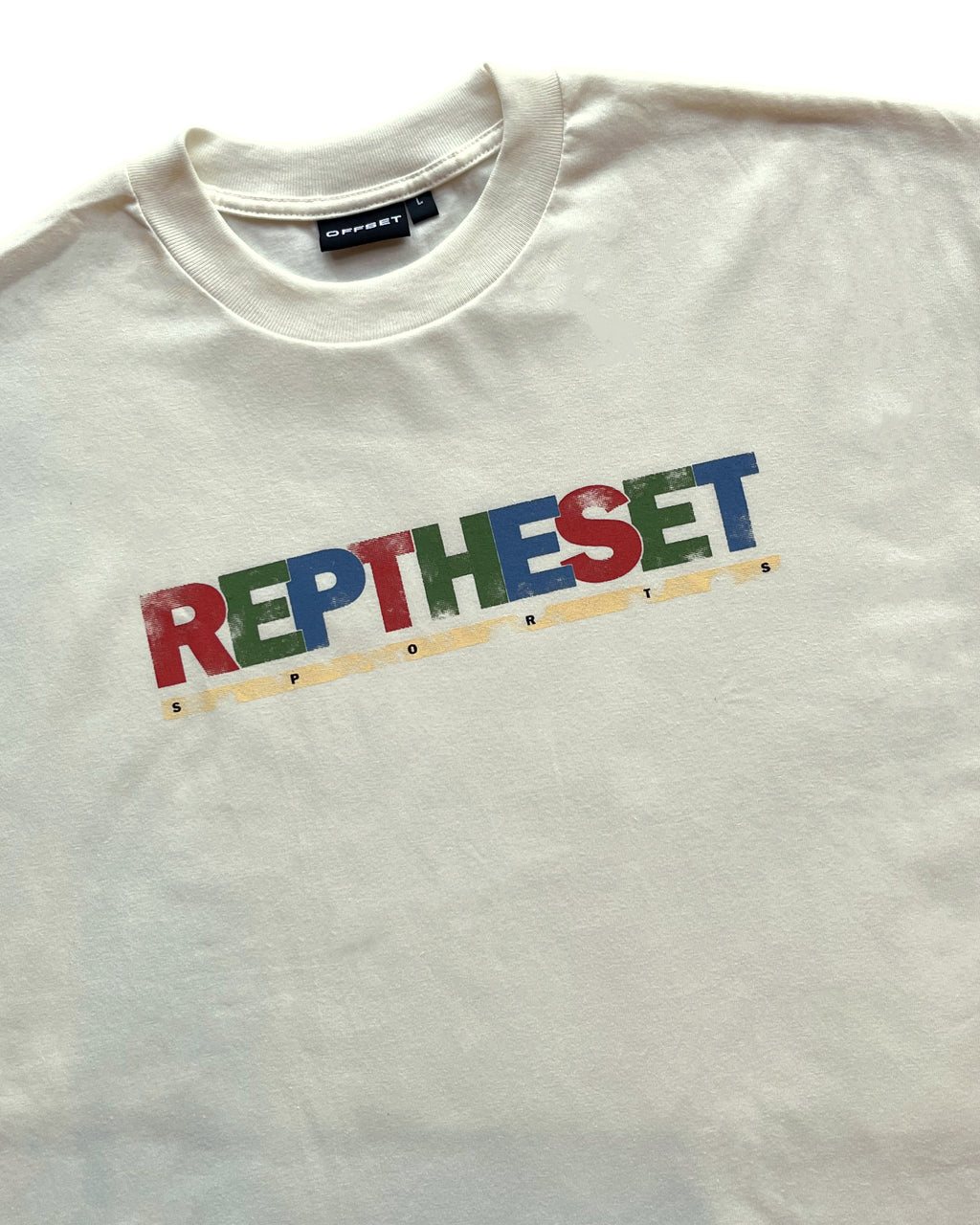 RTS Sports Cropped Tee (Off White)