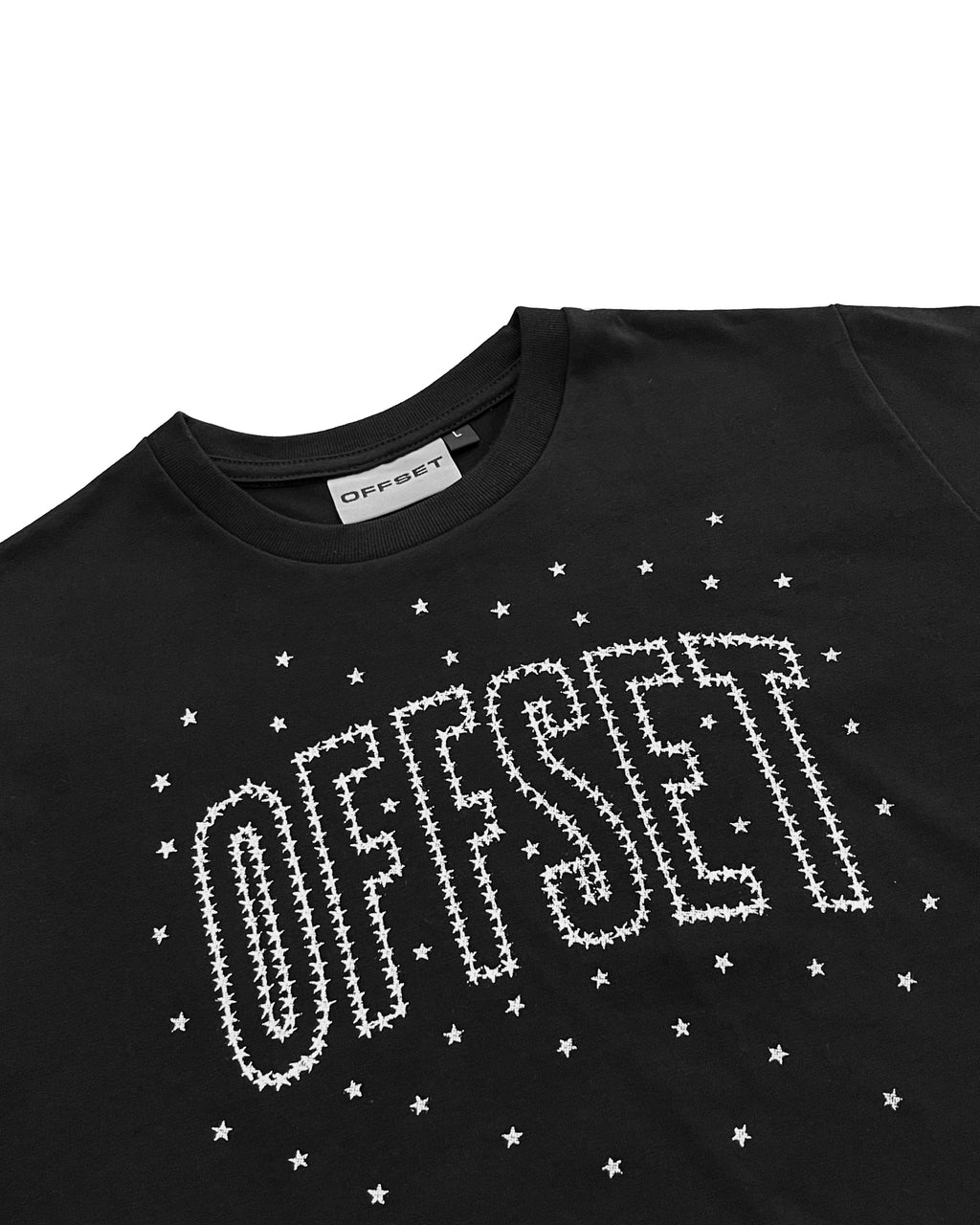 Stars Baby Tee (Black)