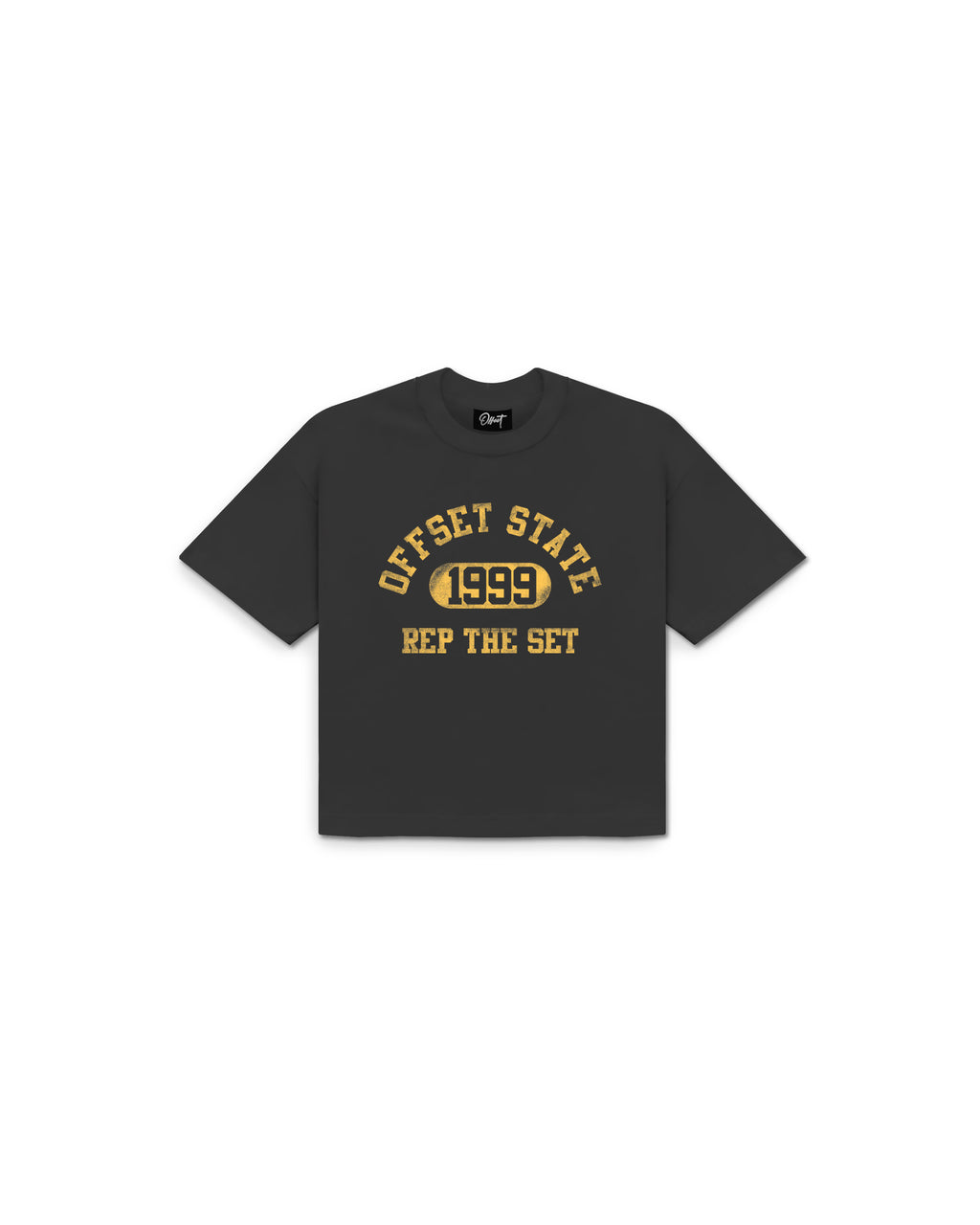 Offset State Kids Basic Tee (Charcoal)