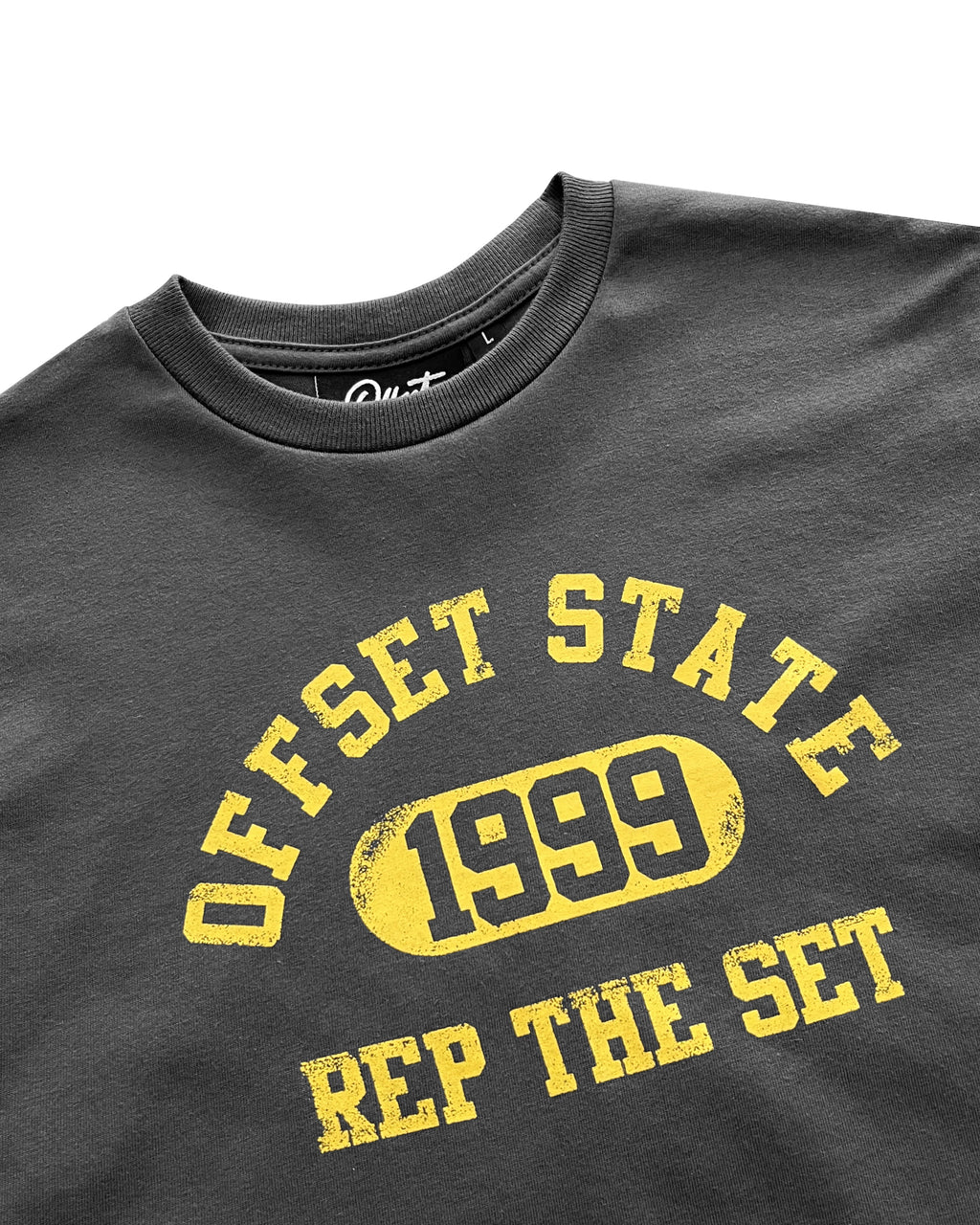 Offset State Kids Basic Tee (Charcoal)