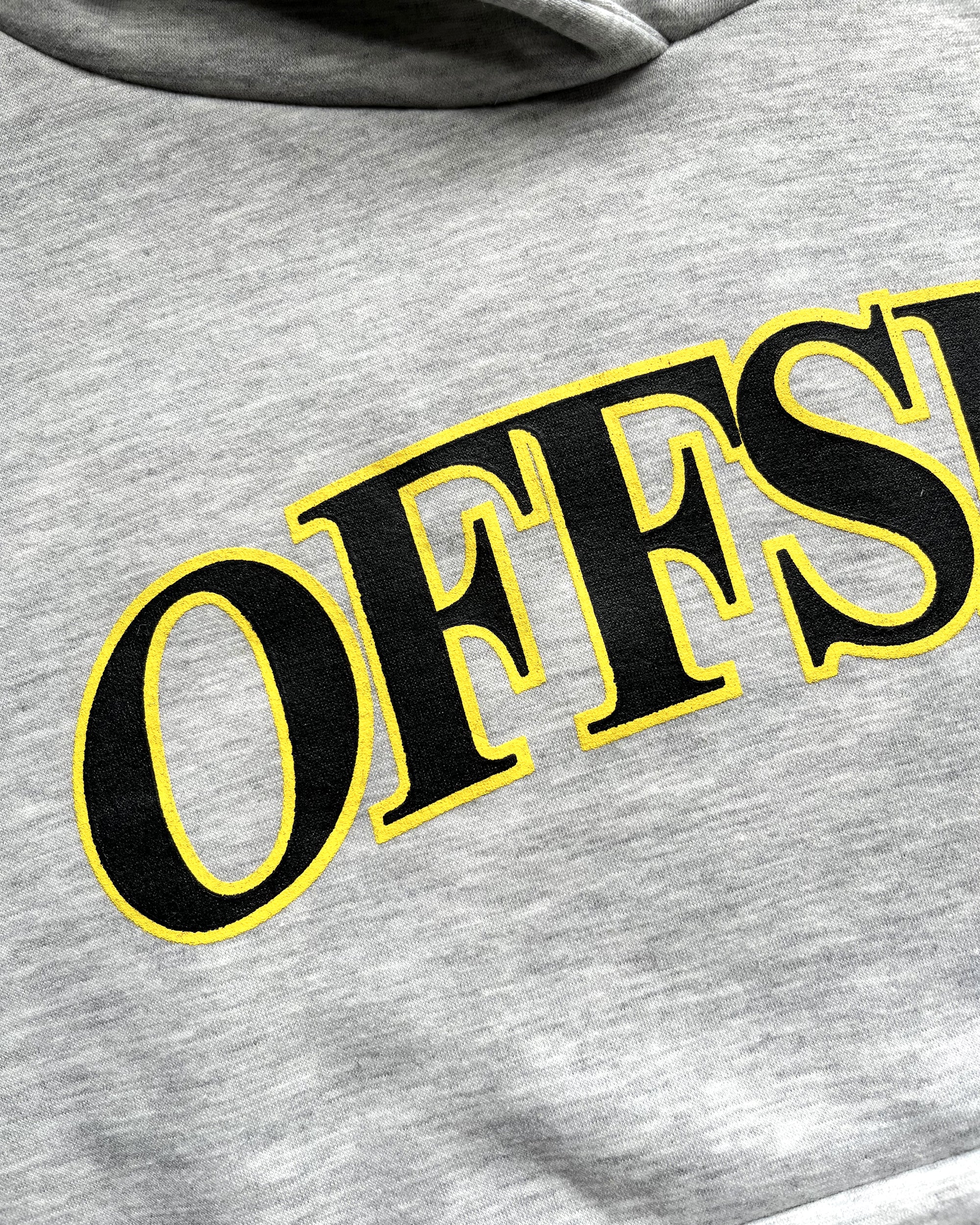 State Cropped Hoodie (Heather Grey)