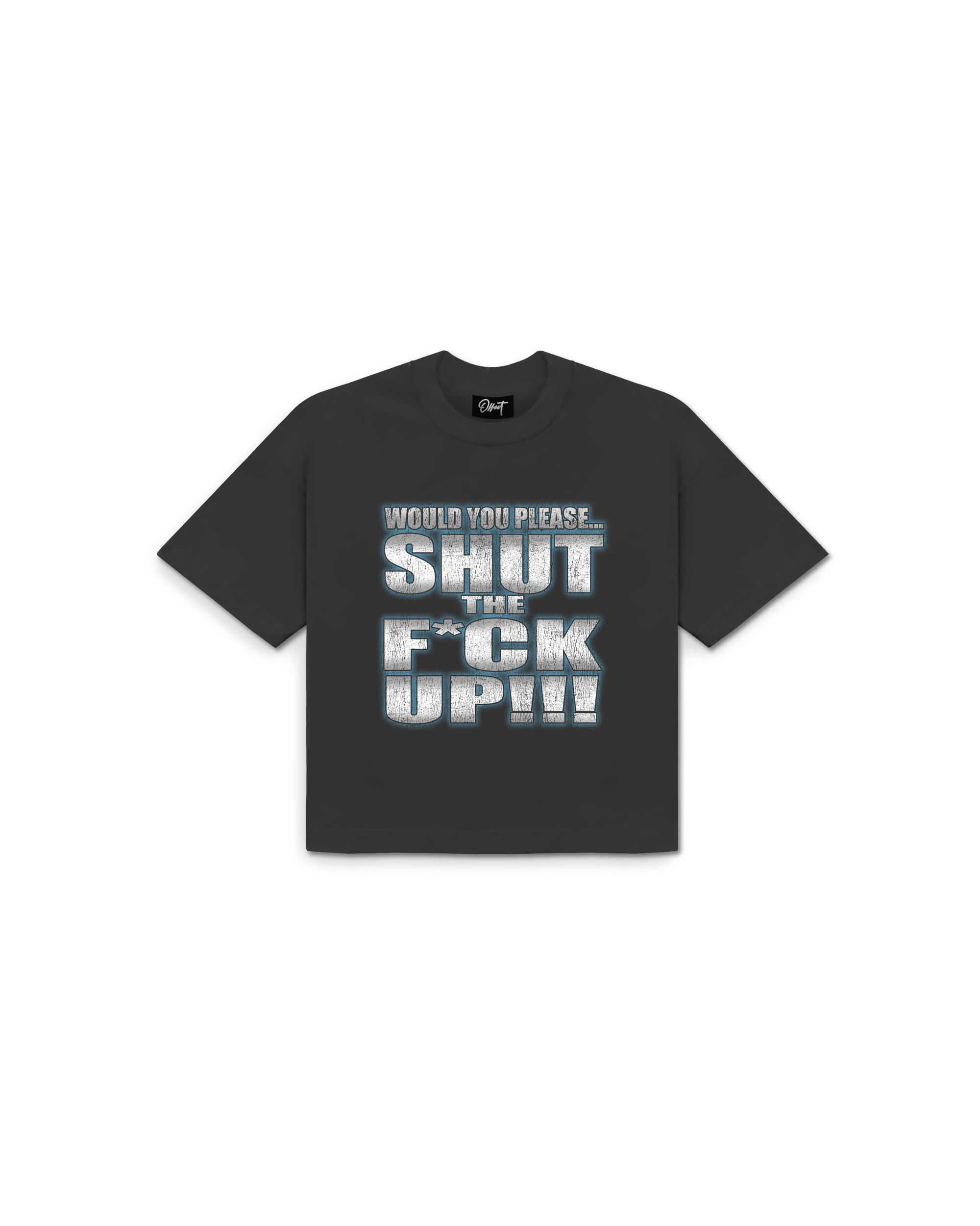 STFU Cropped Tee (Charcoal)