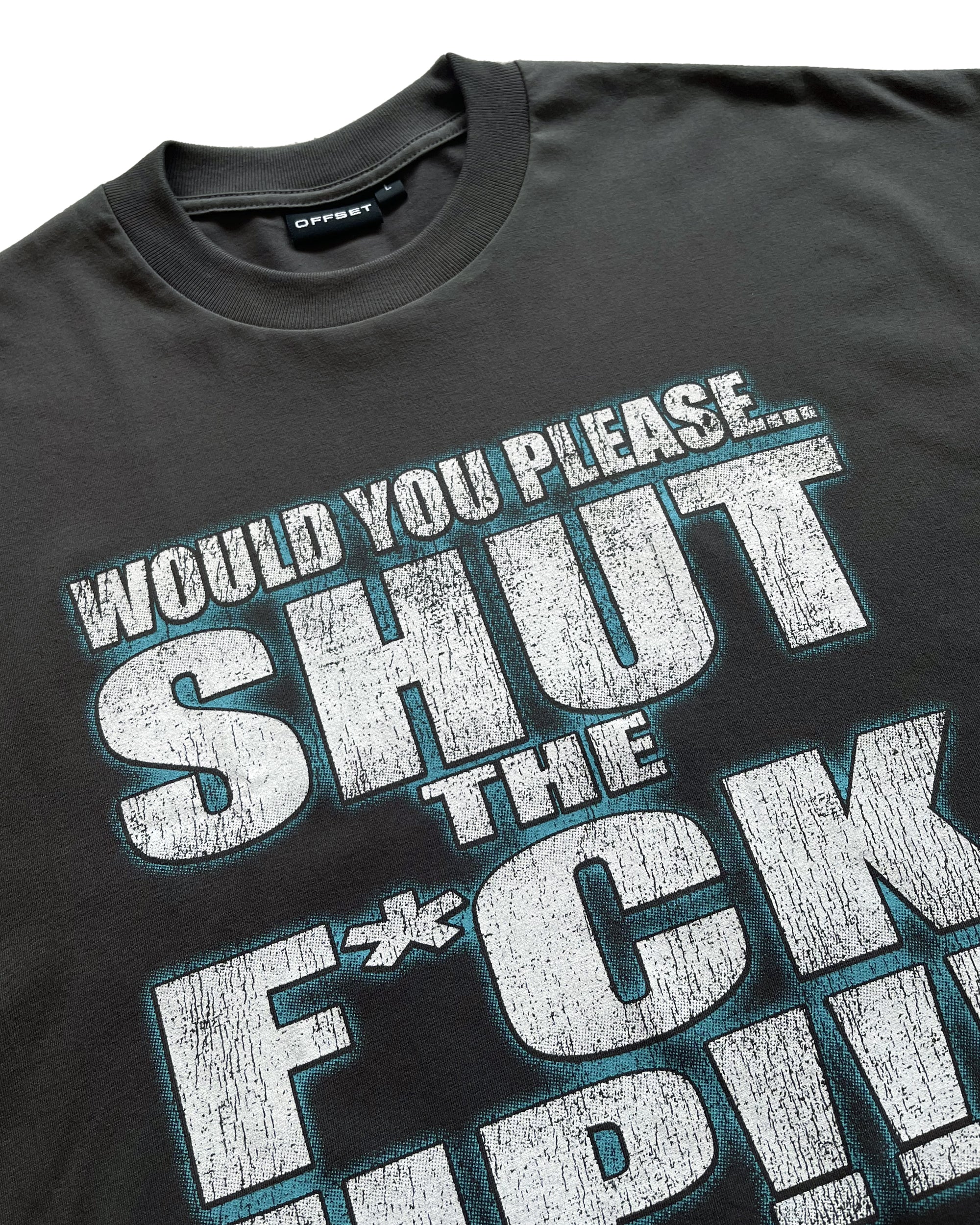 STFU Cropped Tee (Charcoal)