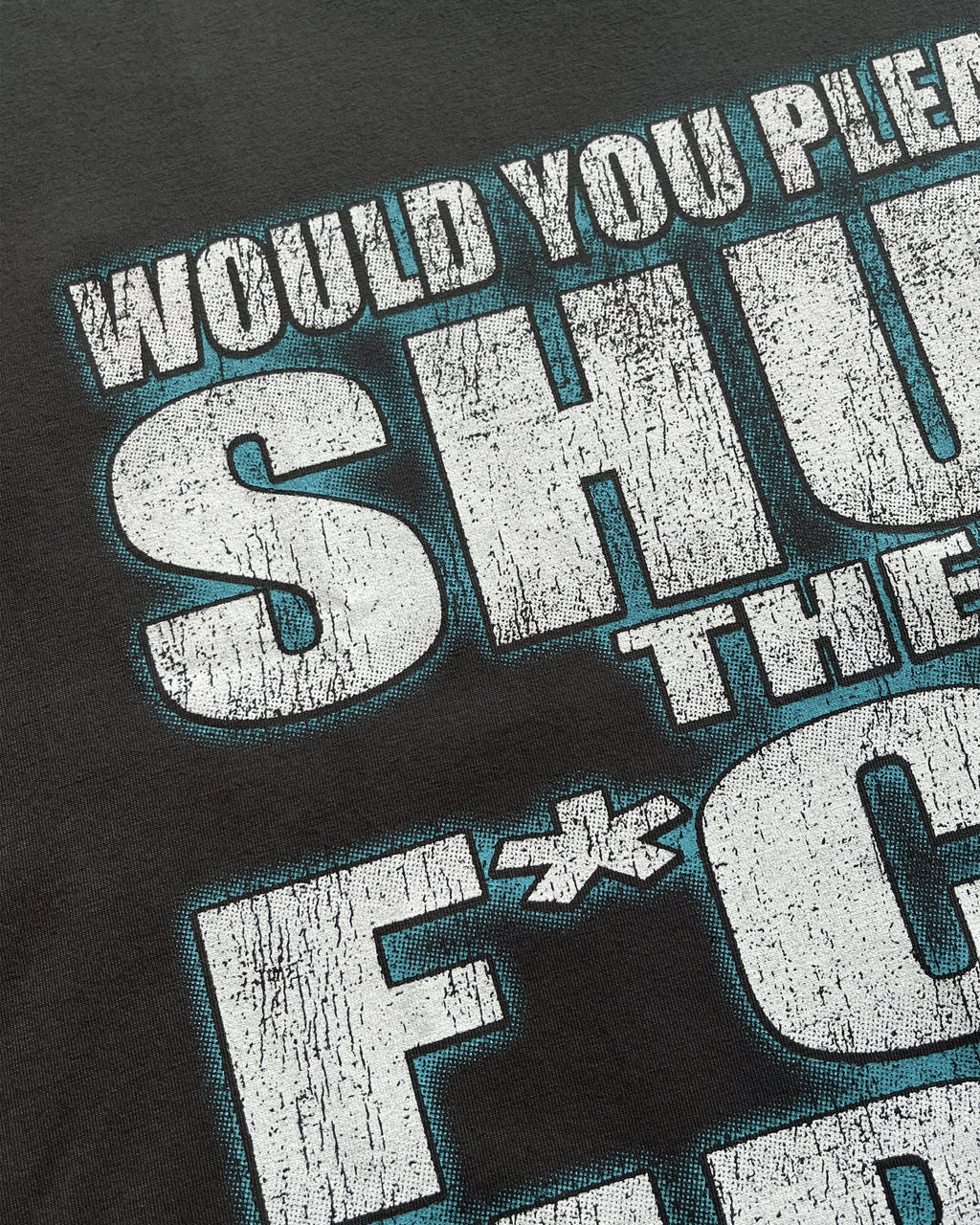 STFU Cropped Tee (Charcoal)