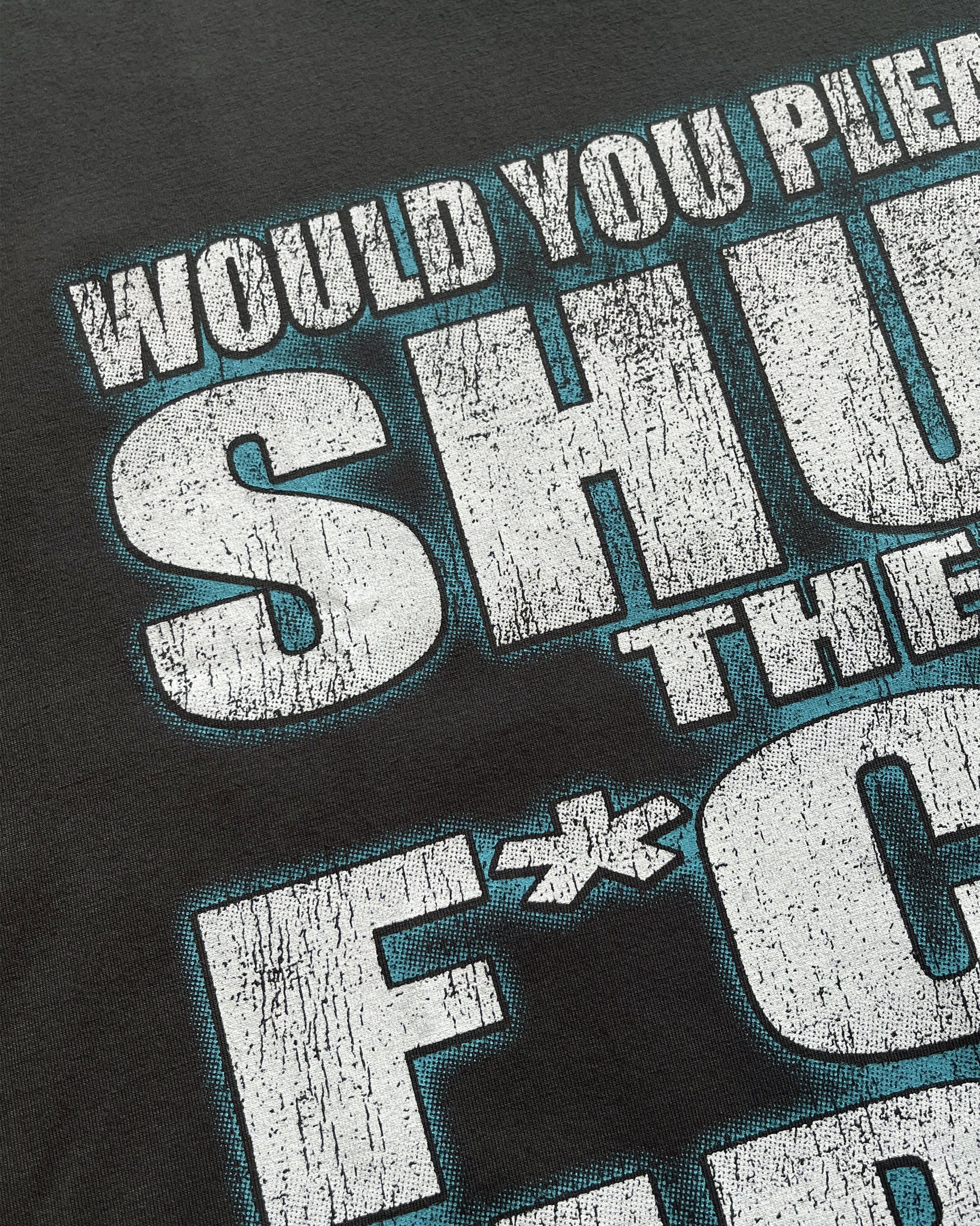 STFU Cropped Tee (Charcoal)