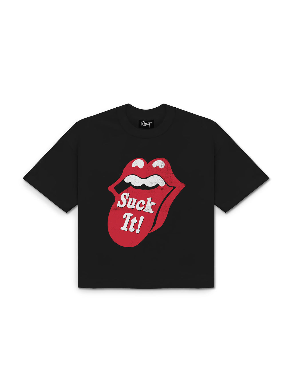 Suck It Cropped Tee S/S (Black)
