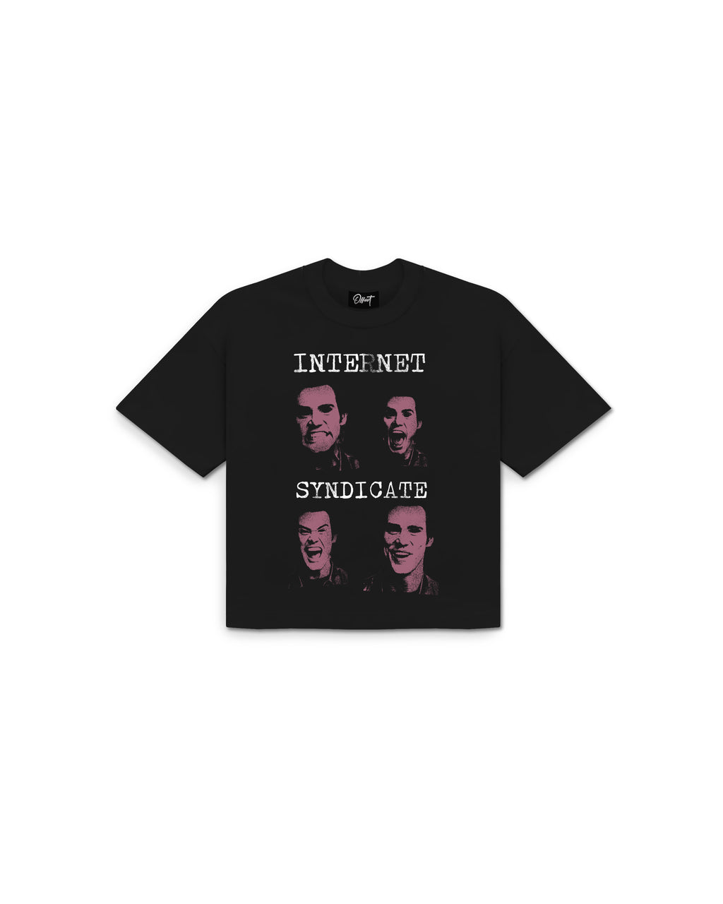Internet Syndicate Cropped Tee (Black)