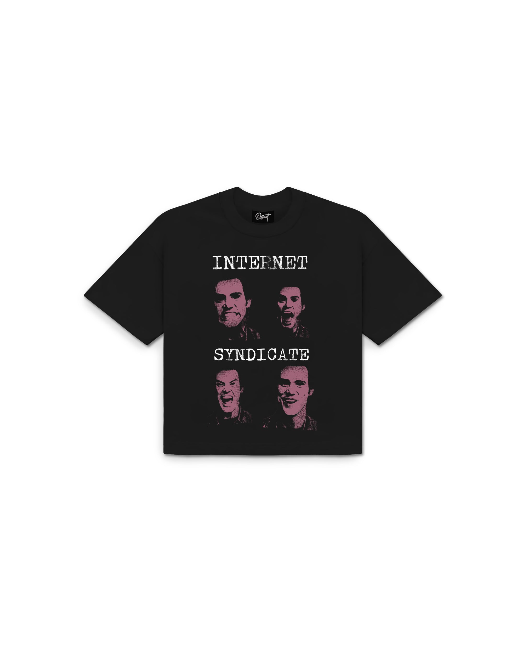 Internet Syndicate Cropped Tee (Black)