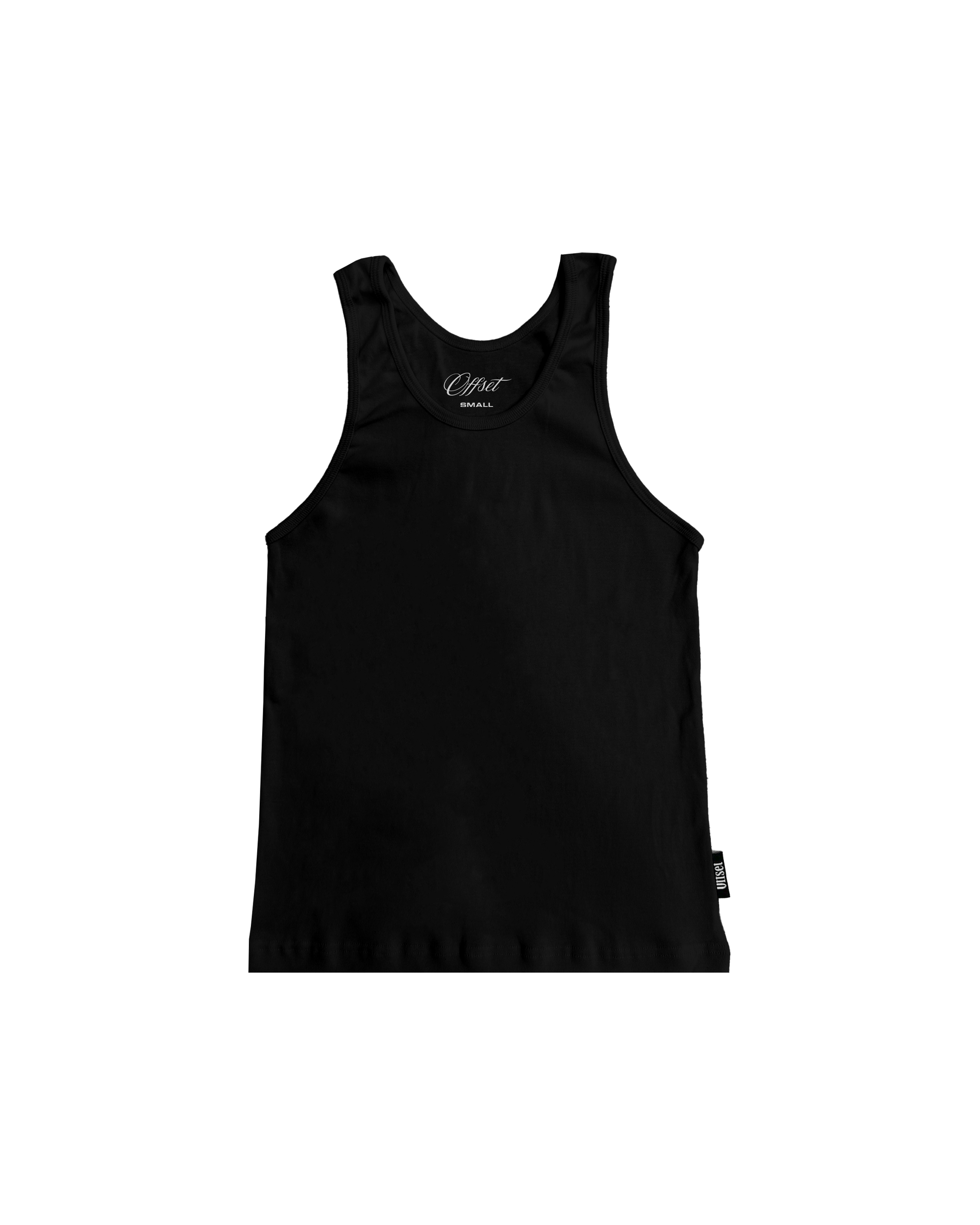 Ribbed Tank Top (Black)