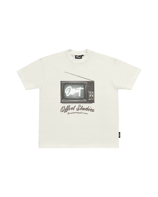 TV Tee S/S (Offwhite)