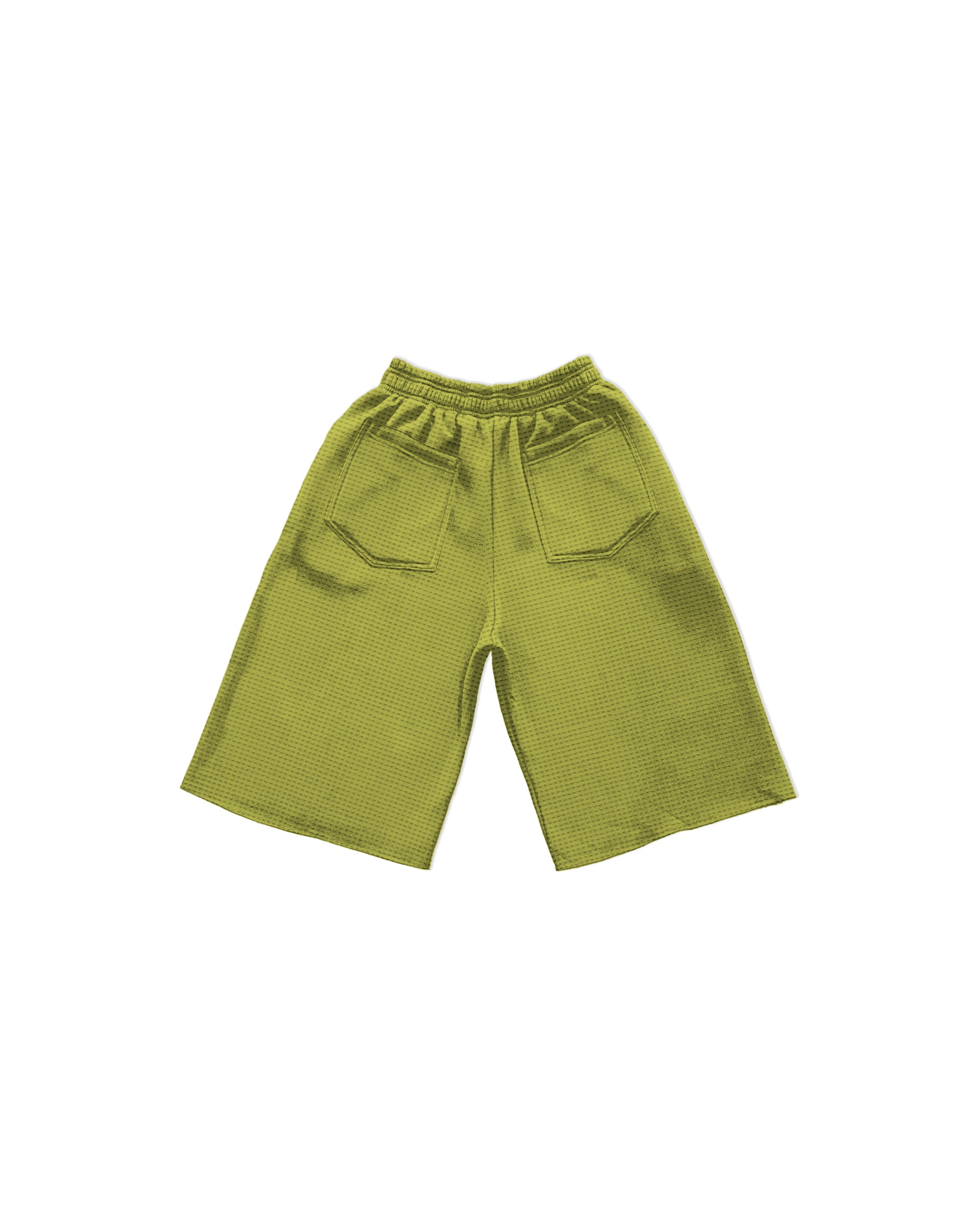 Waffle Baggy Shorts (Aloe Green)