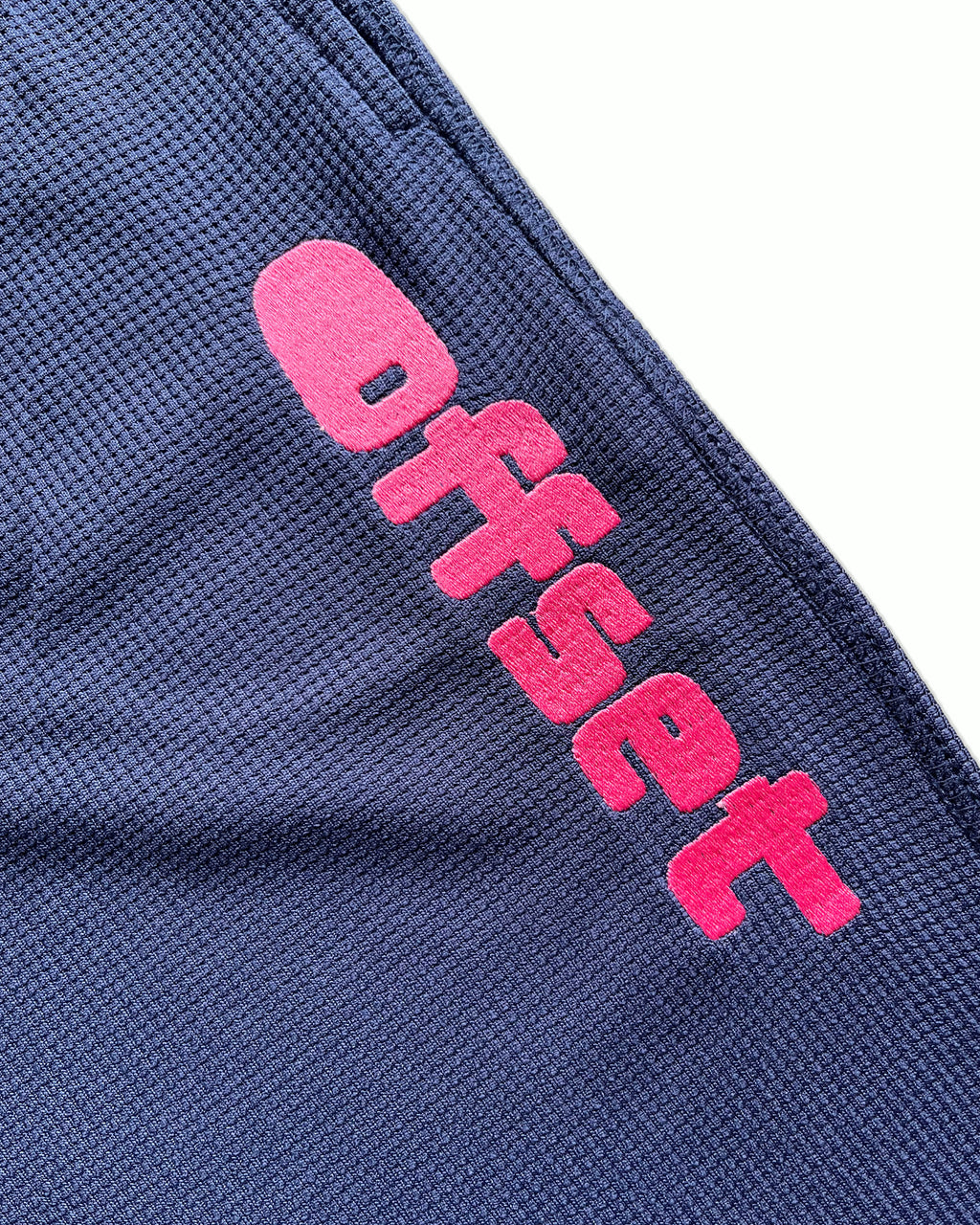 Waffle Baggy Shorts (Navy Blue)