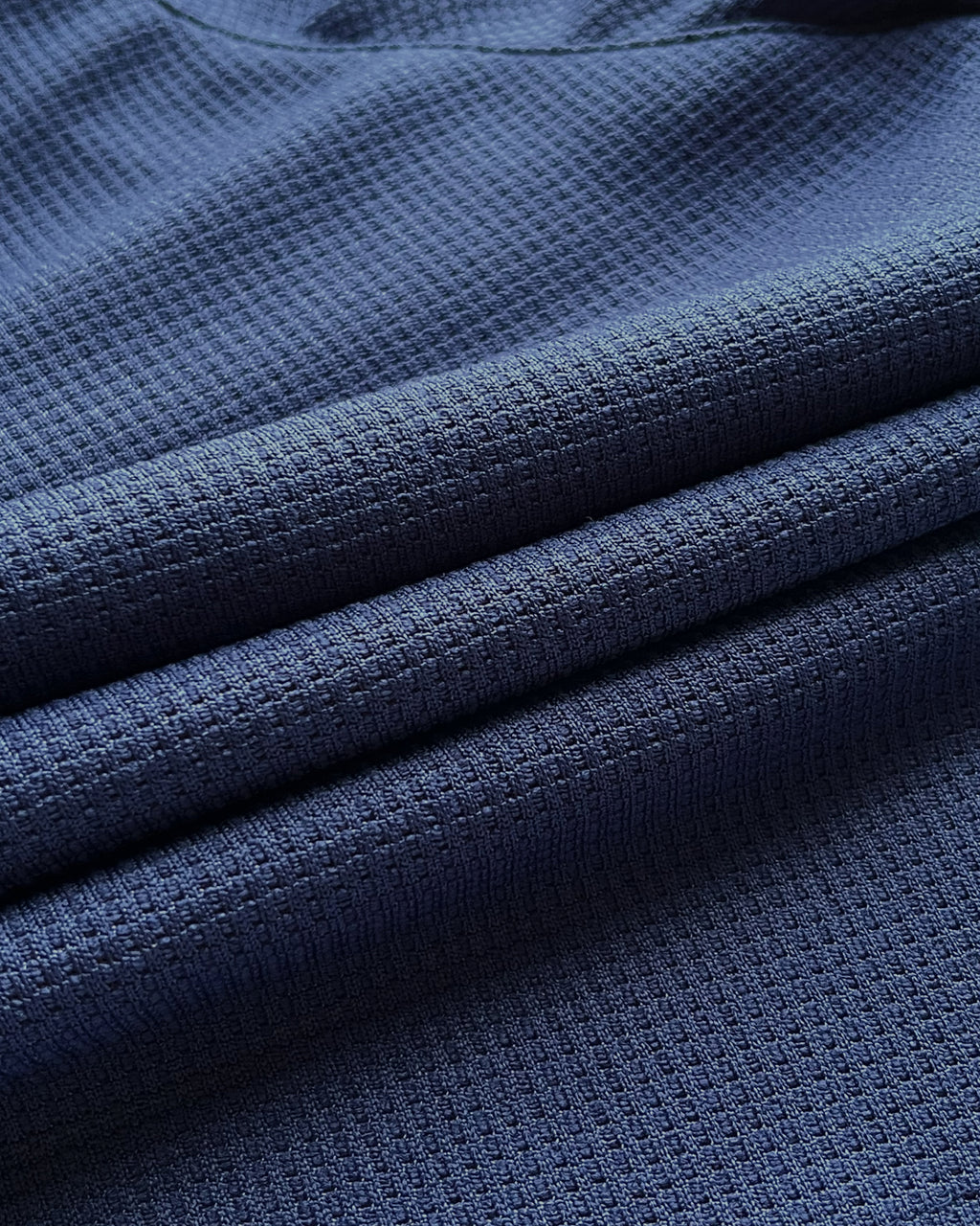 Waffle Baggy Shorts (Navy Blue)