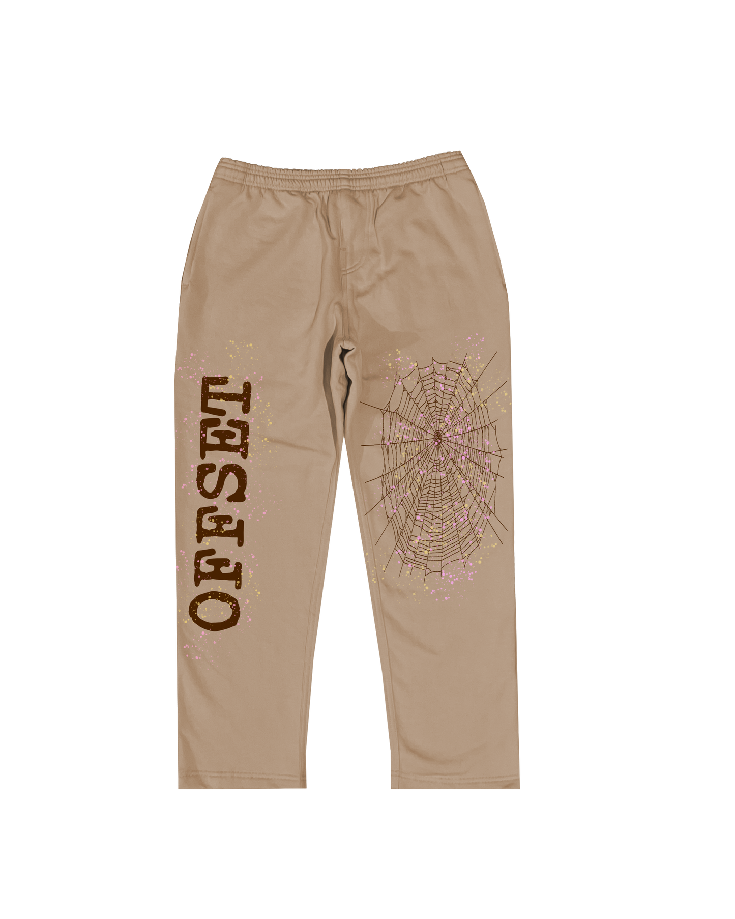 Spiderweb Sweatpants (Wheat)