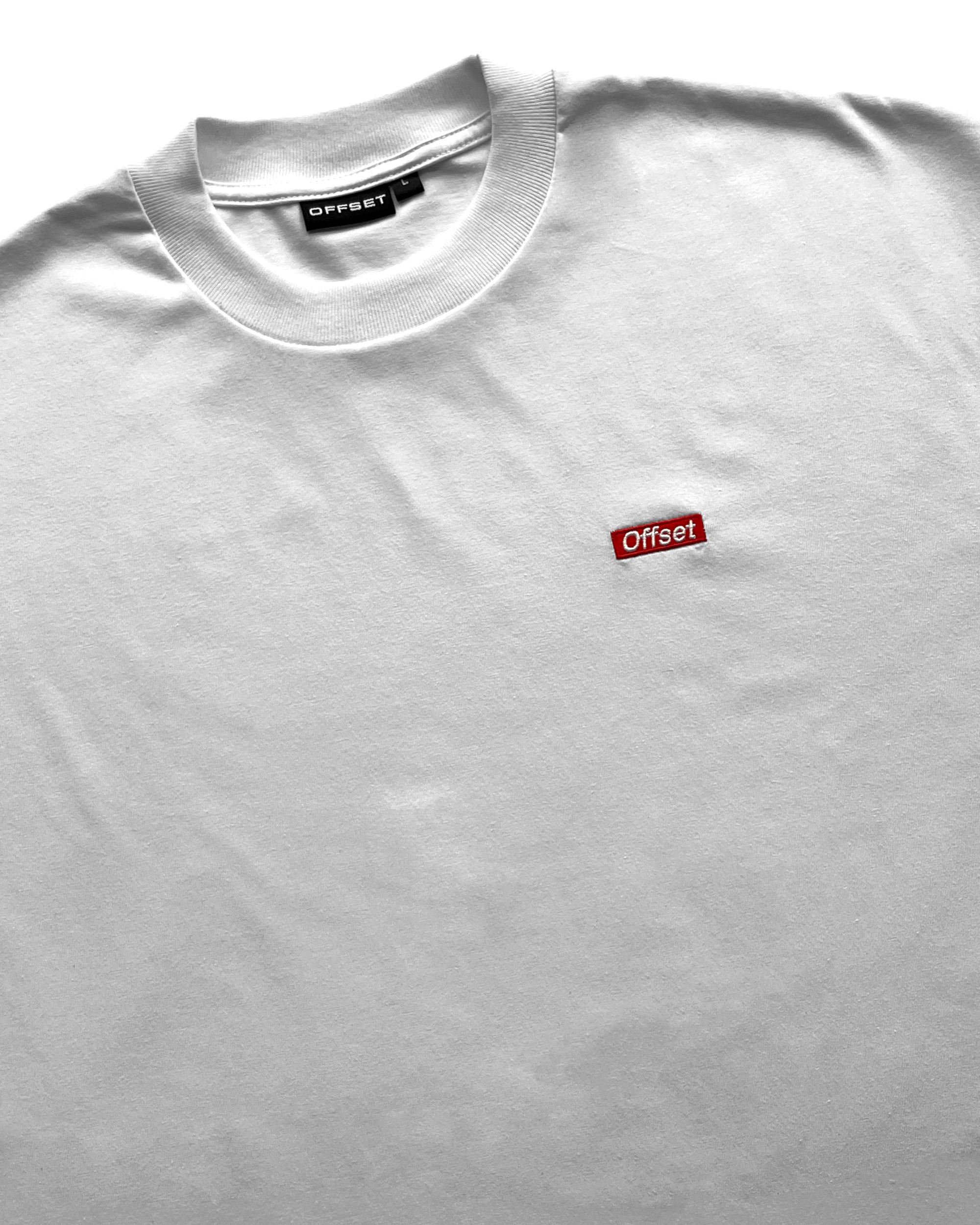 Box Logo Embroid Tee (White)