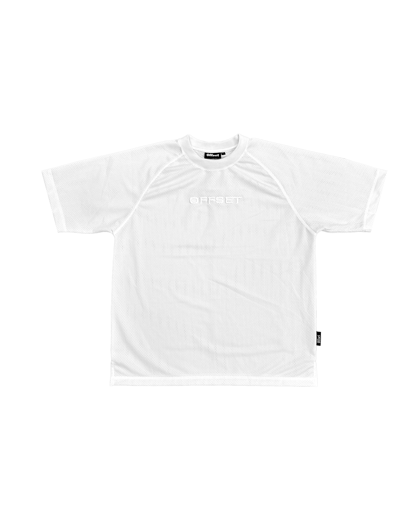 Mesh Raglan Tee S/S (White)