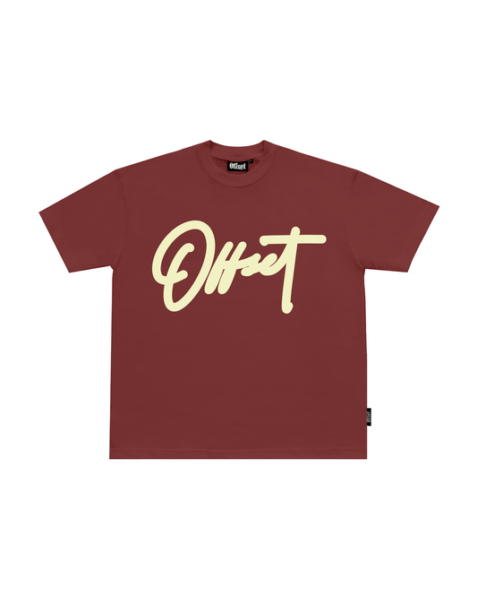 Signature V2 Tee S/S (Wine)