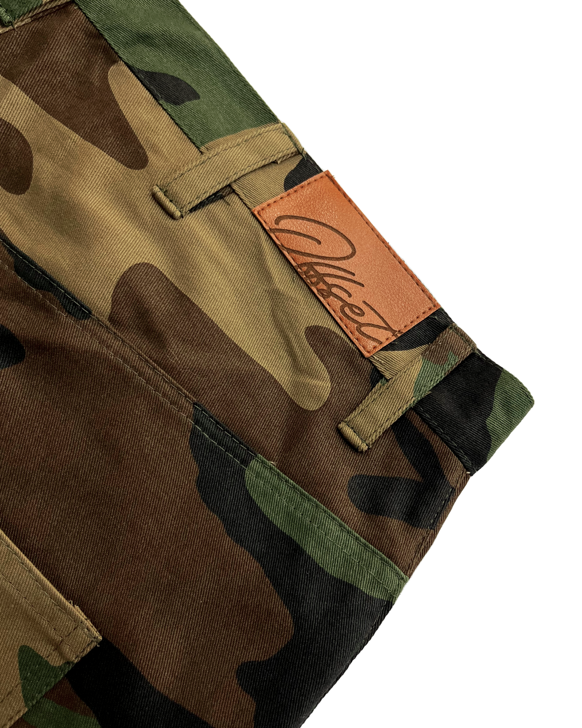 Baggy Cargo Shorts (Woodland)