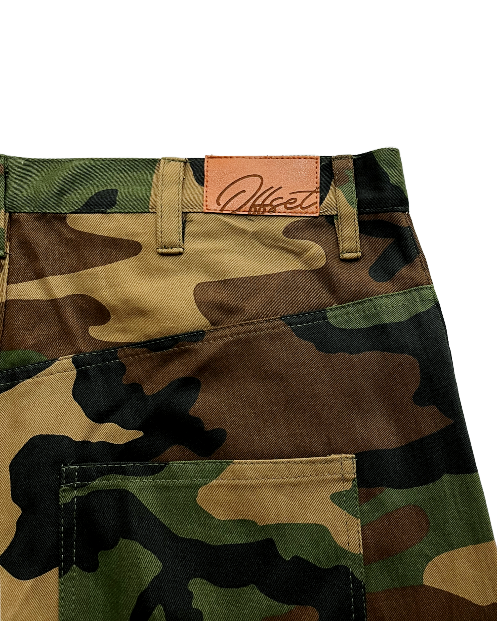 Baggy Cargo Shorts (Woodland)