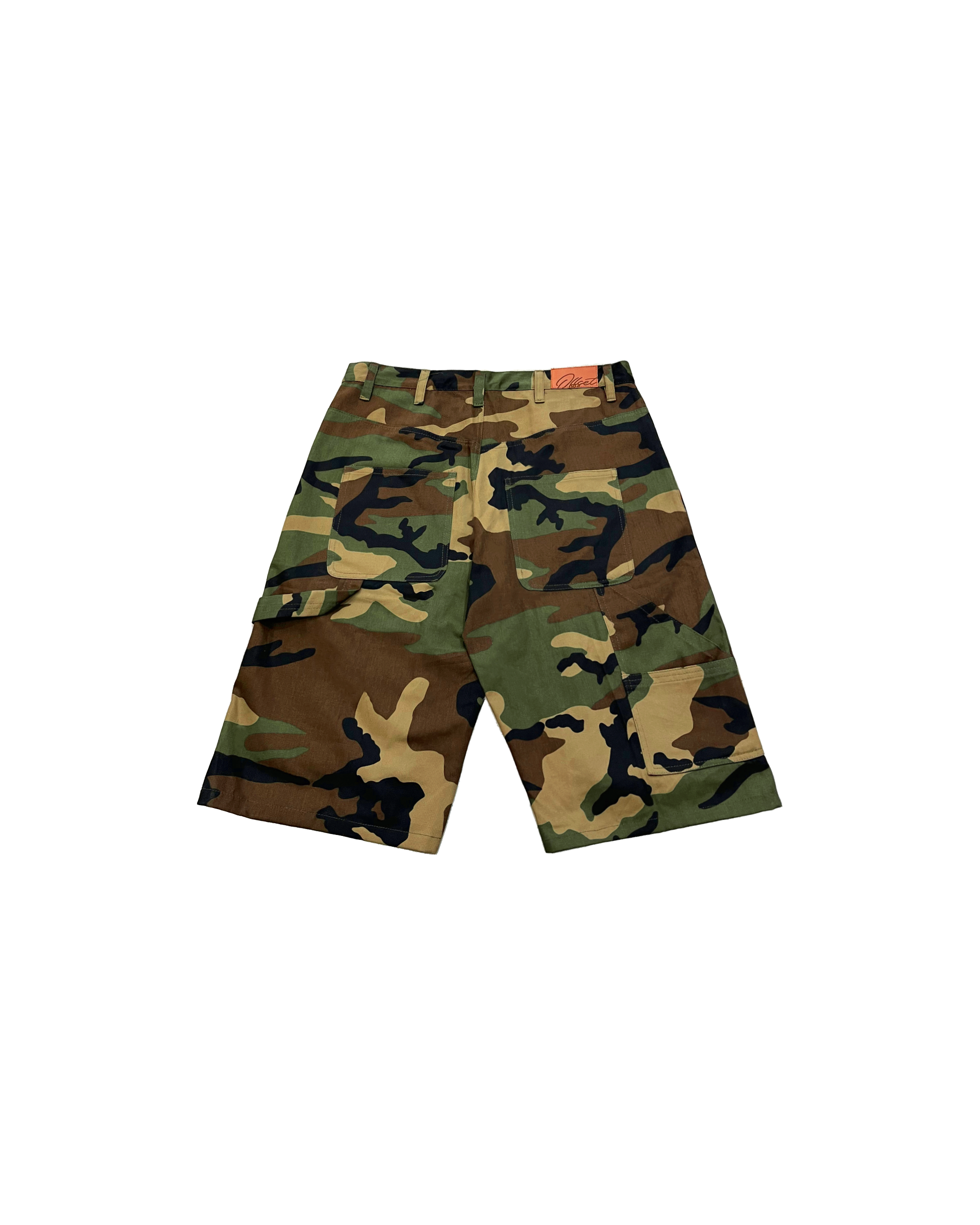 Baggy Cargo Shorts (Woodland)