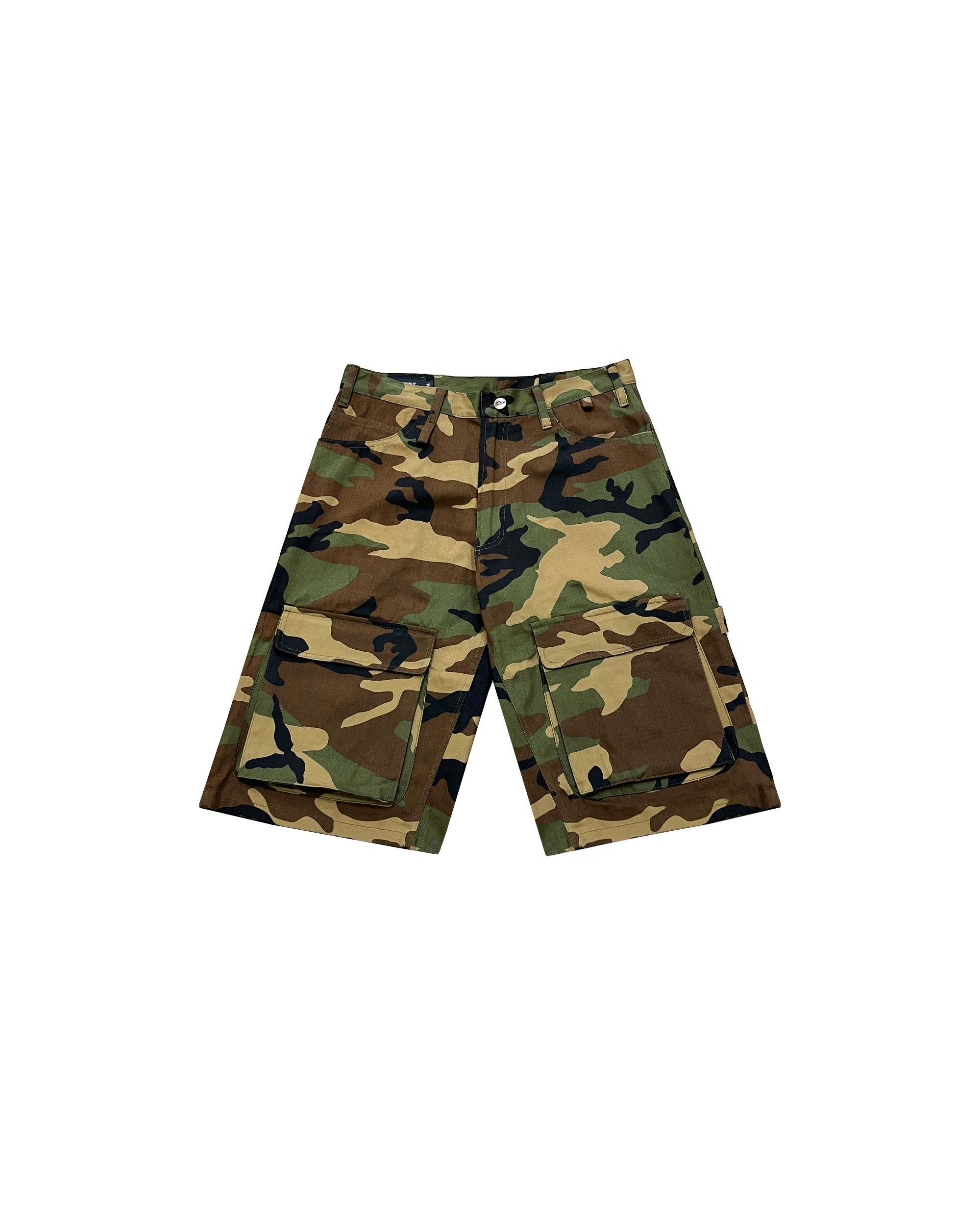 Baggy Cargo Shorts (Woodland)