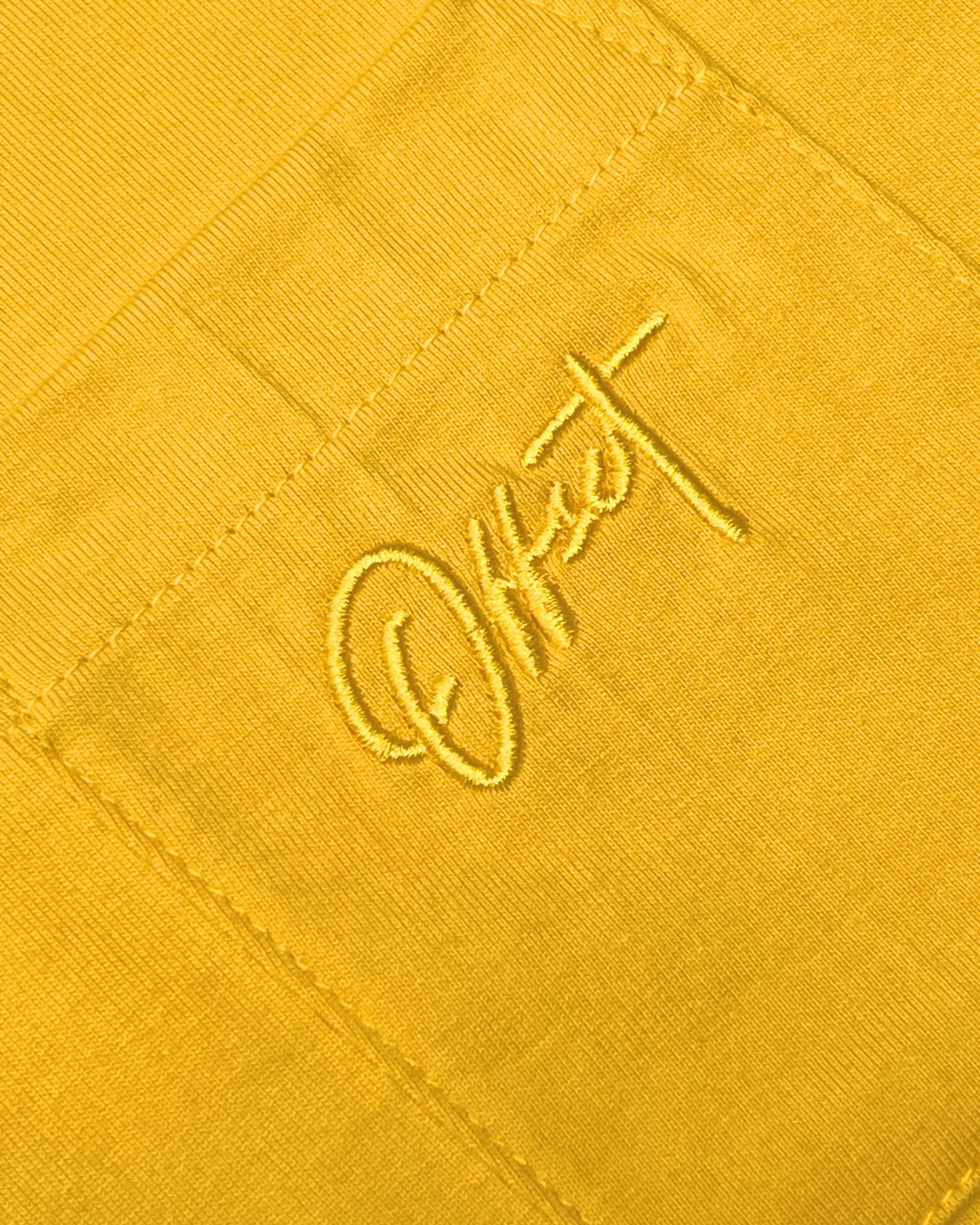 Basic Cropped Pocket Tee S/S (Mustard)