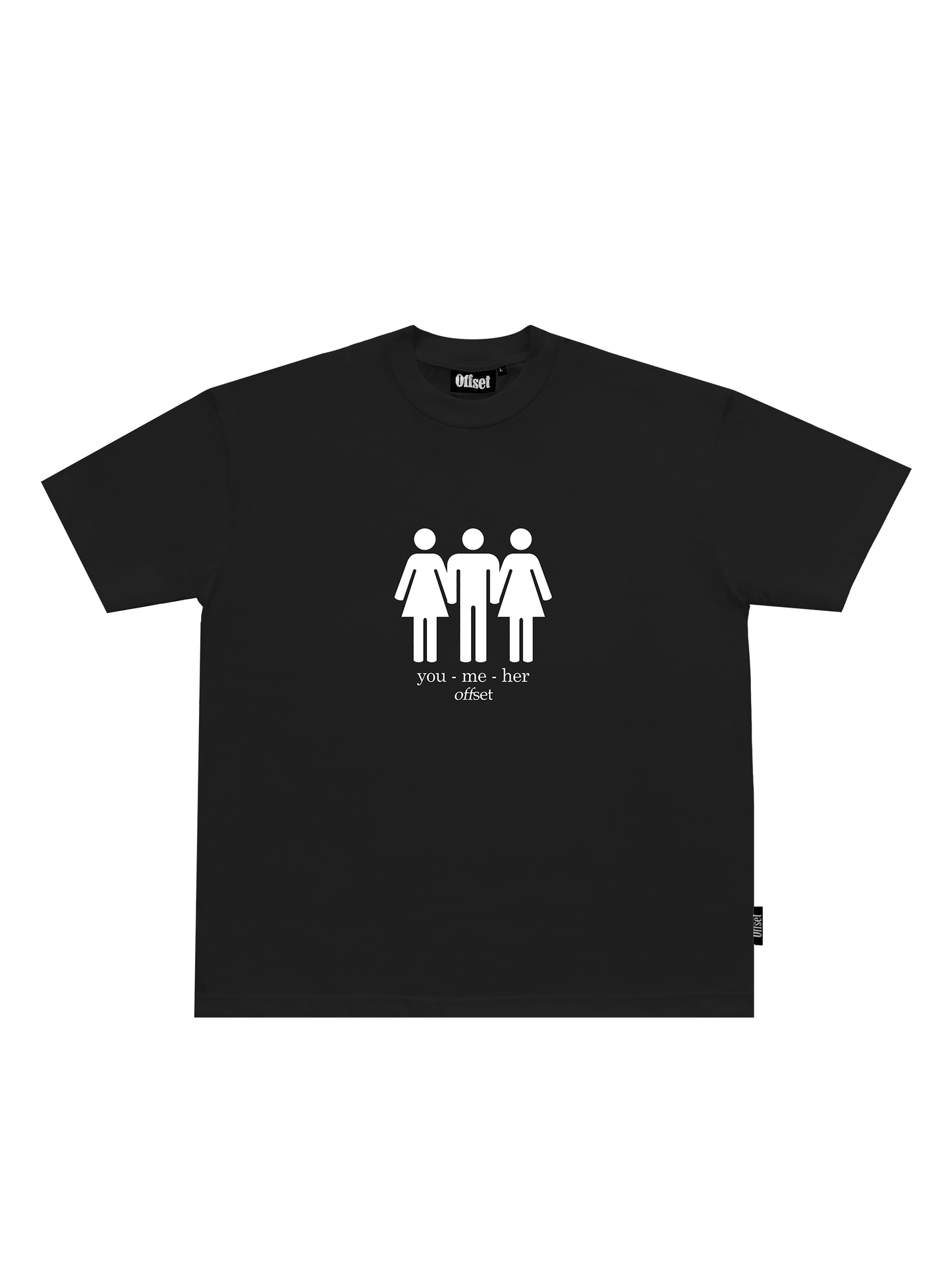 You Me Her Tee S/S (Black)